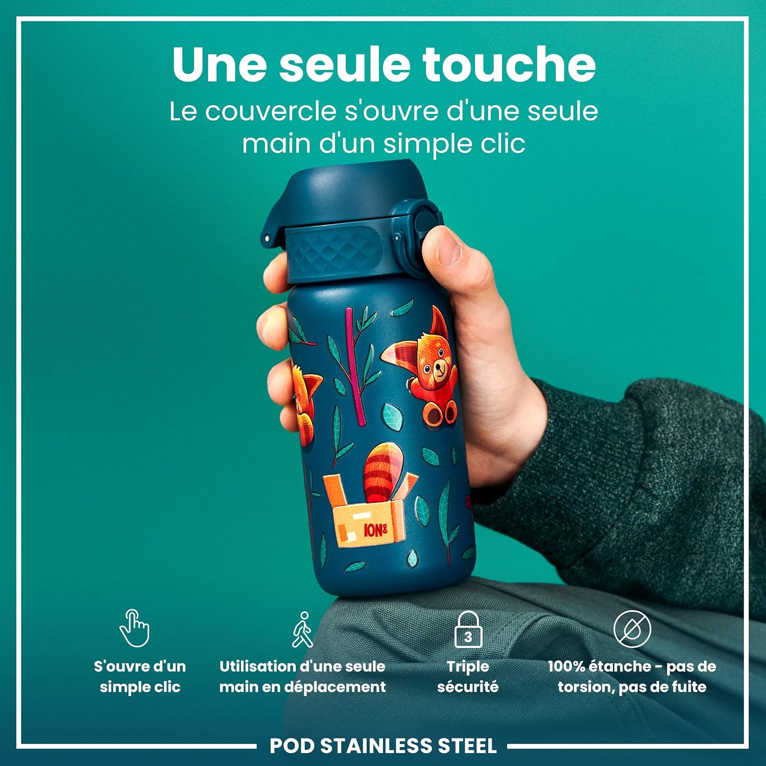 Thumbnail 2 de Ion8 Gourde Enfant 400 ml 🥤