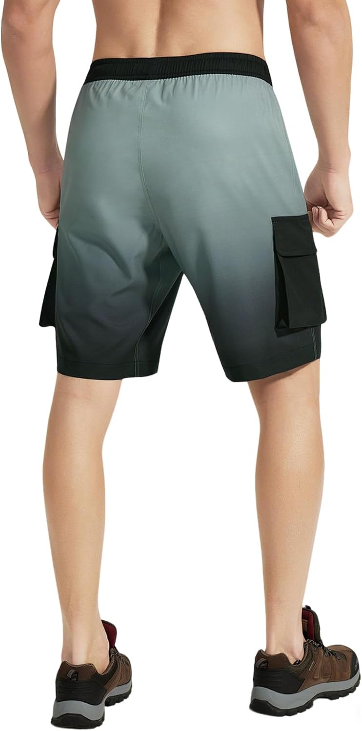 Detalle 2 de VAYAGER Short de Randonnée Cargo pour Homme – léger et à séchage rapide