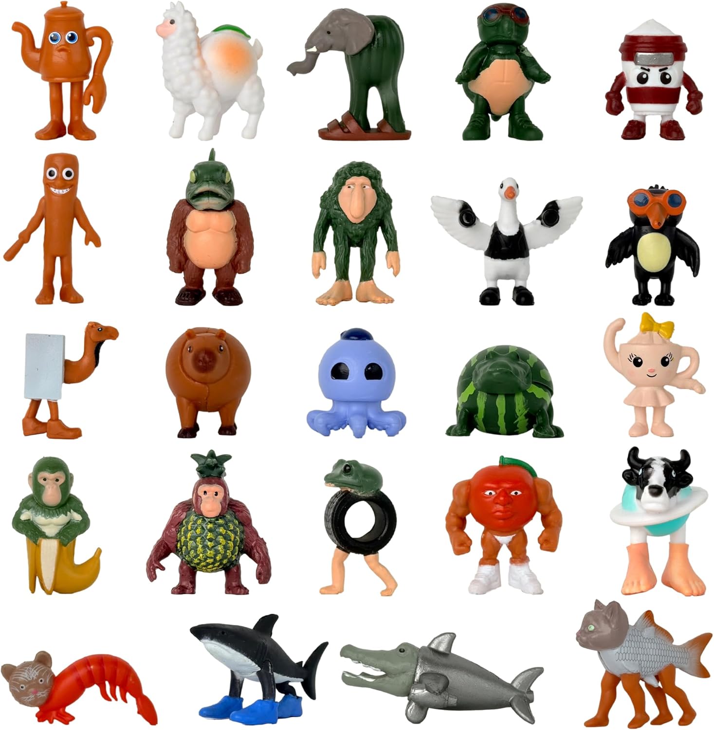 Detalle de Gensly 24 Pzs Juguetes Animales Divertidos