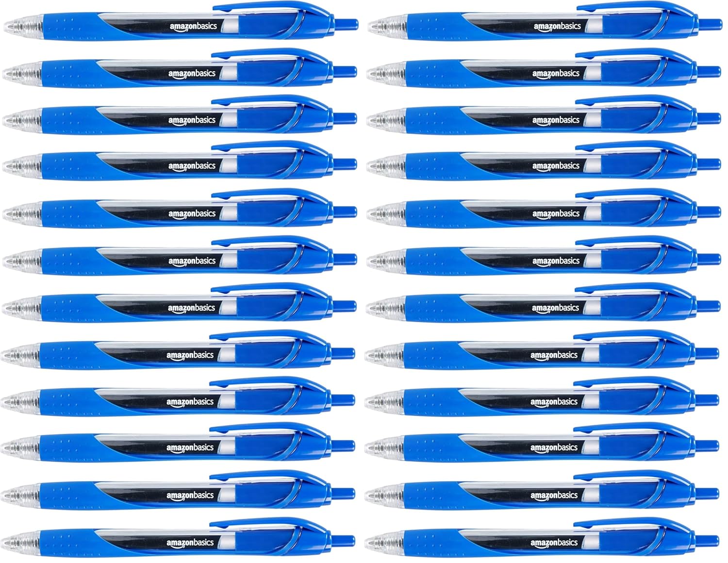 Thumbnail 5 de Amazon Basics Stylos rétractables à encre gel noir - pointe fine 0,7 mm, lot de 12