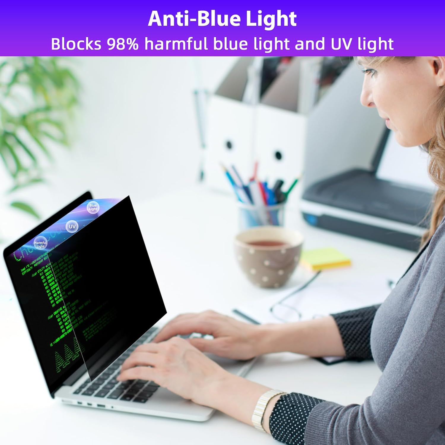 Thumbnail 4 de STARY Laptop Privacy Screen 14-inch privacy shield