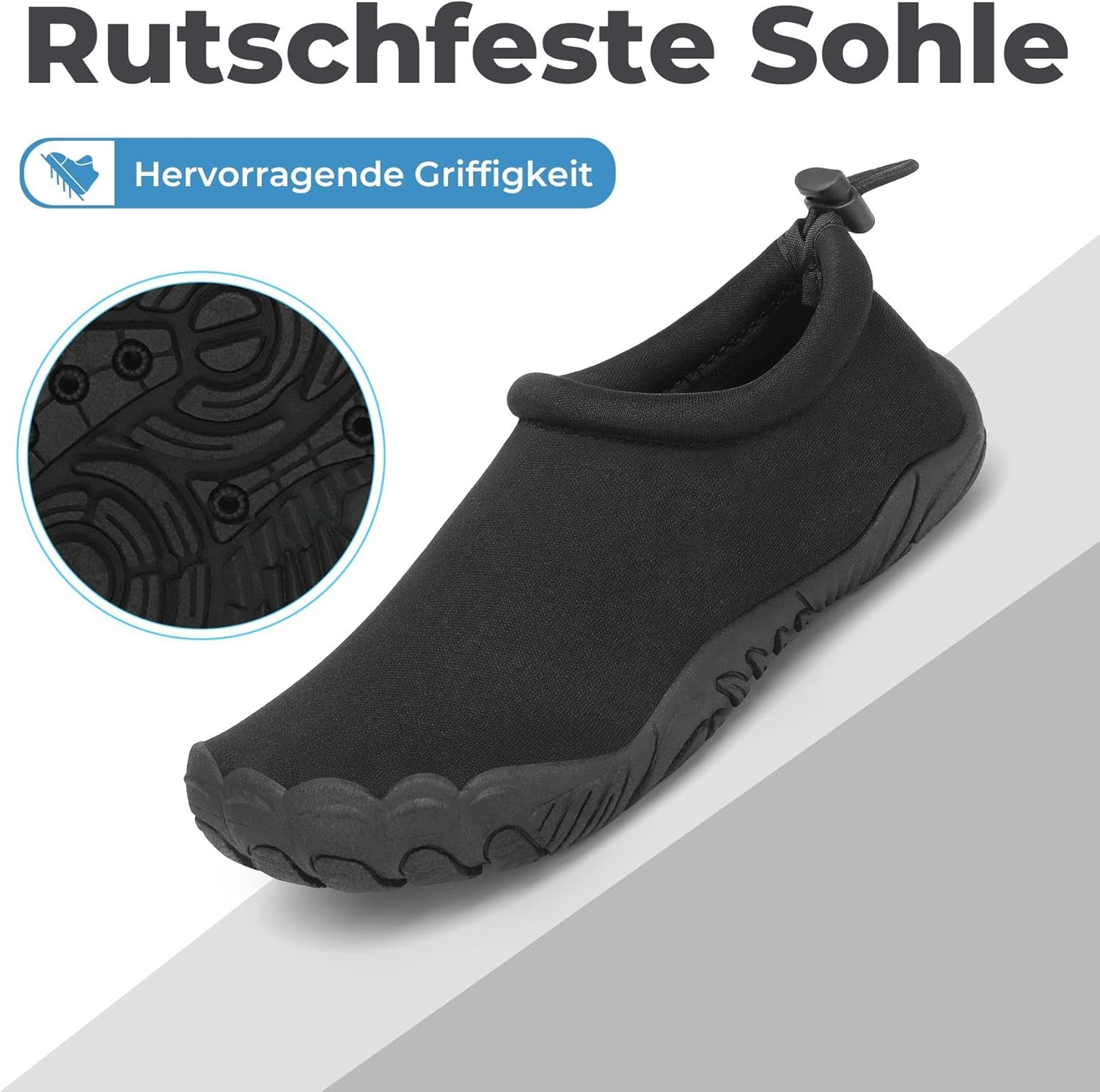 Thumbnail 6 de Mishansha Kinder Badeschuhe – Schnell Trocknend, Atmungsaktiv und Rutschfest (Gr. 24–35)