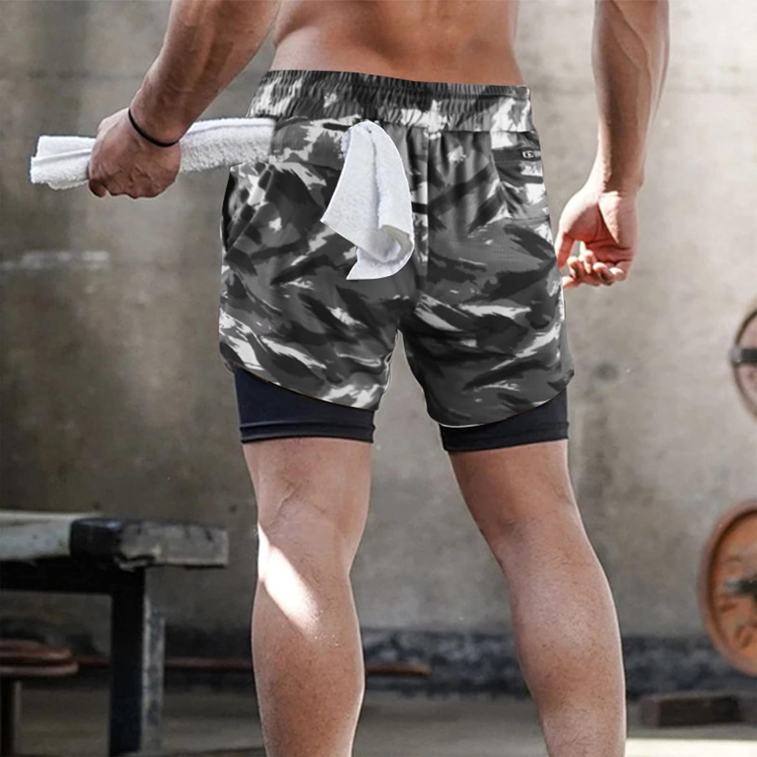 Detalle 2 de Superora Herren Laufshorts 2 in 1