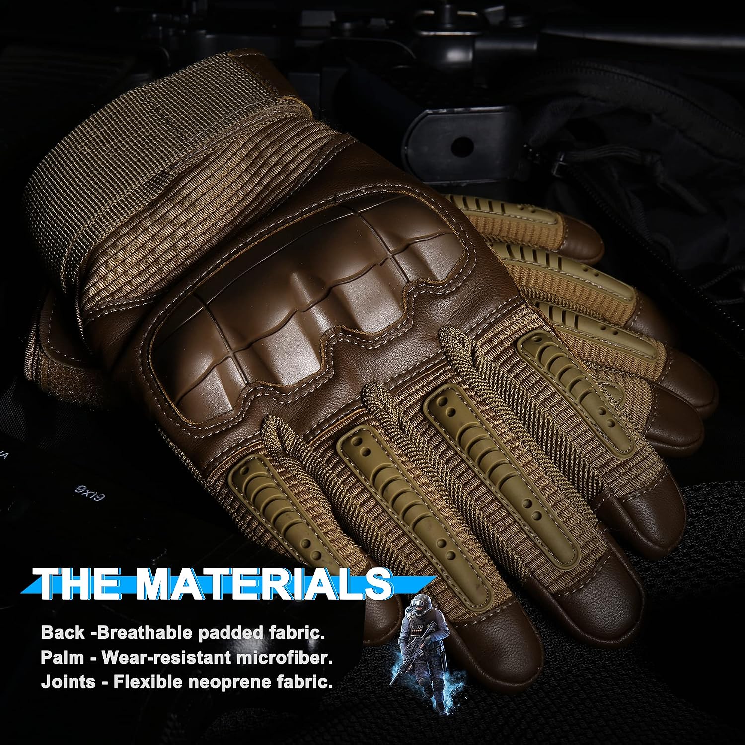 Detalle 2 de WTACTFUL Touch Screen Full Finger Gloves for Cycling & Motorcycle Riding