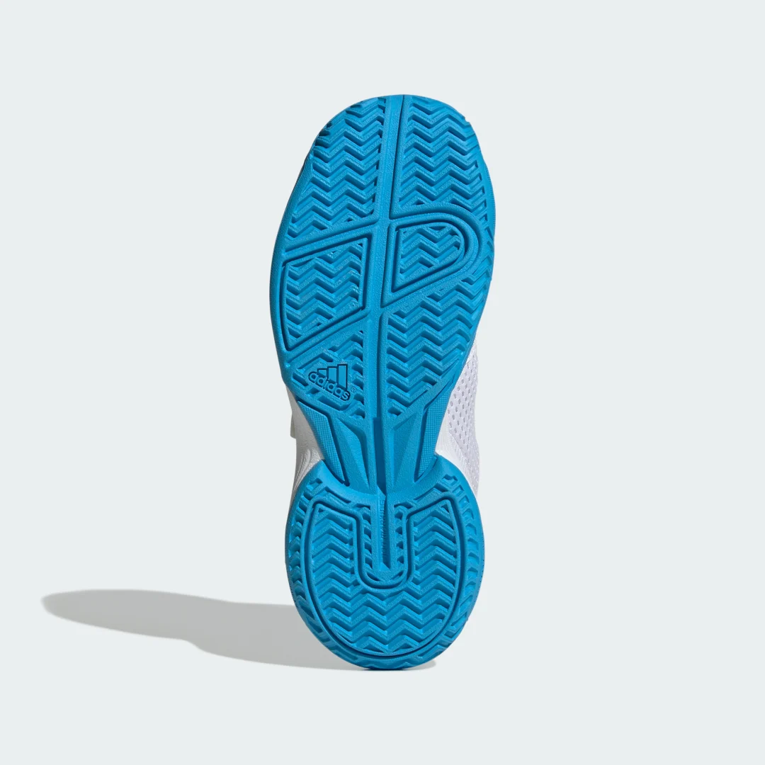 Detalle de Adidas Courtflash Hook-and-Loop Tennis (Niños) – zapatilla de diario con cierre Velcro