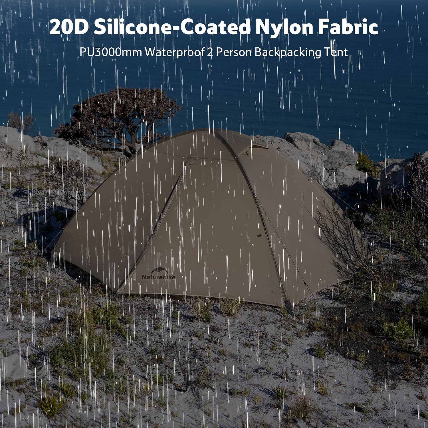 Thumbnail 6 de Naturehike Giling Pro koepeltent voor 2 personen, waterdicht en 2,1 kg