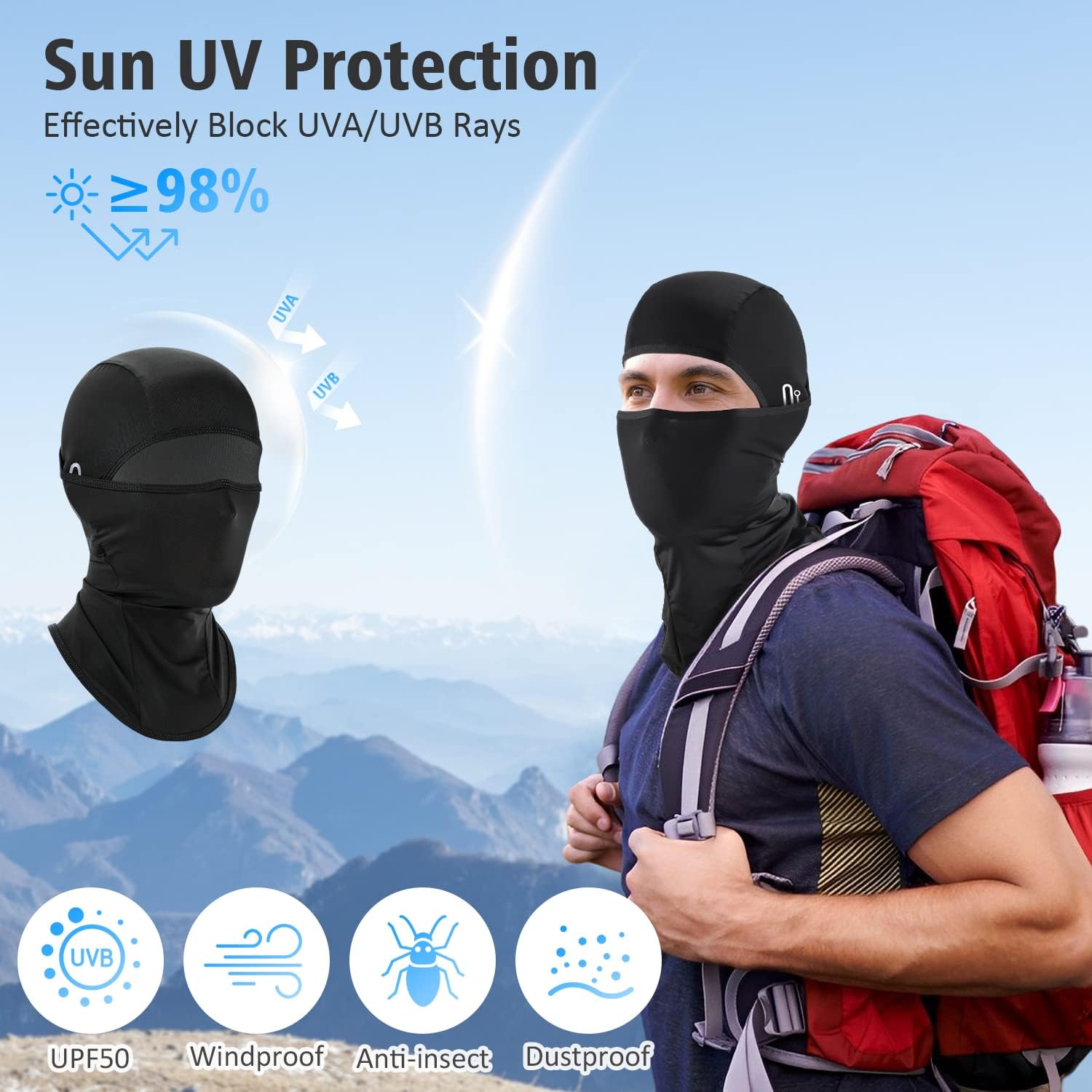 Thumbnail 1 de Sommer-Sturmhaube HEGCOIIE mit UV-Schutz