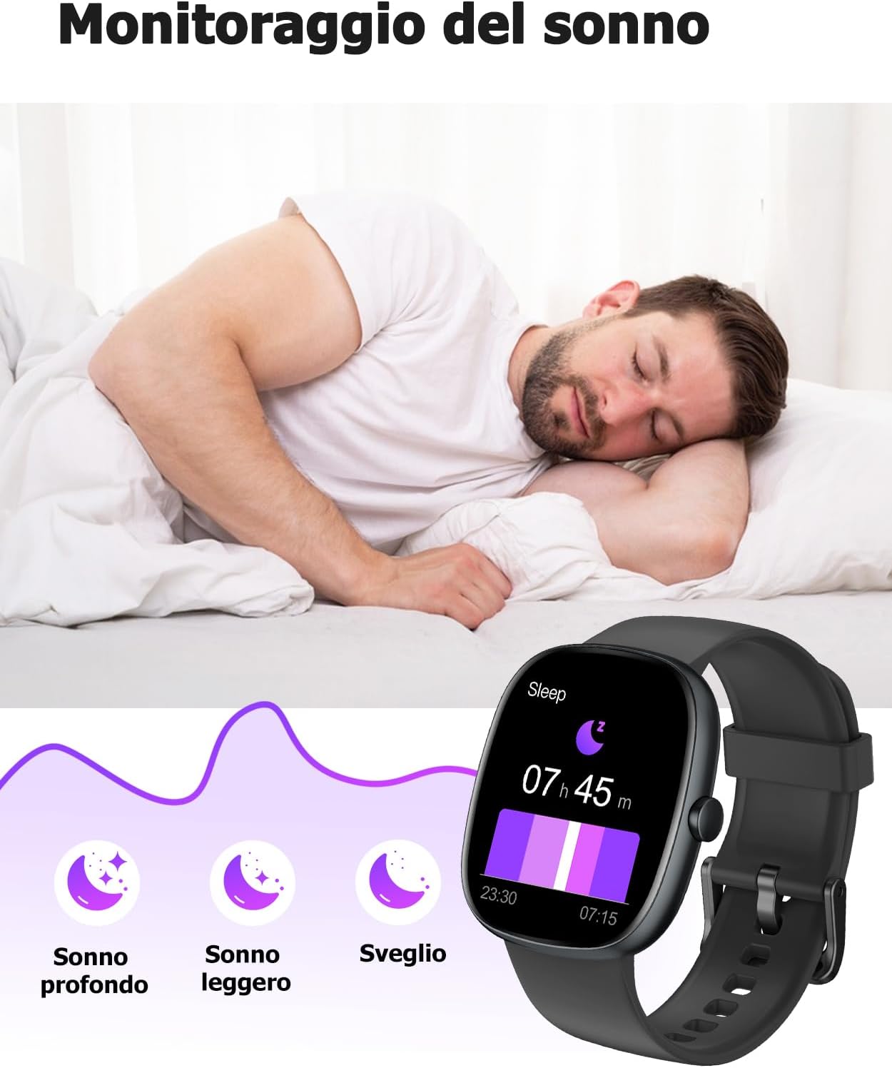 Thumbnail 6 de HUAKUA Smartwatch Uomo Donna – Chiamate, Notifiche e Fitness con AMOLED, 5ATM e Bluetooth 5.4