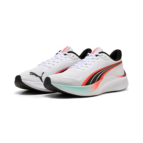 Thumbnail 5 de Puma Tenis Unisex Pounce LiteRoad para Correr — Blanco y Rojo Brillante (42.5 EU)