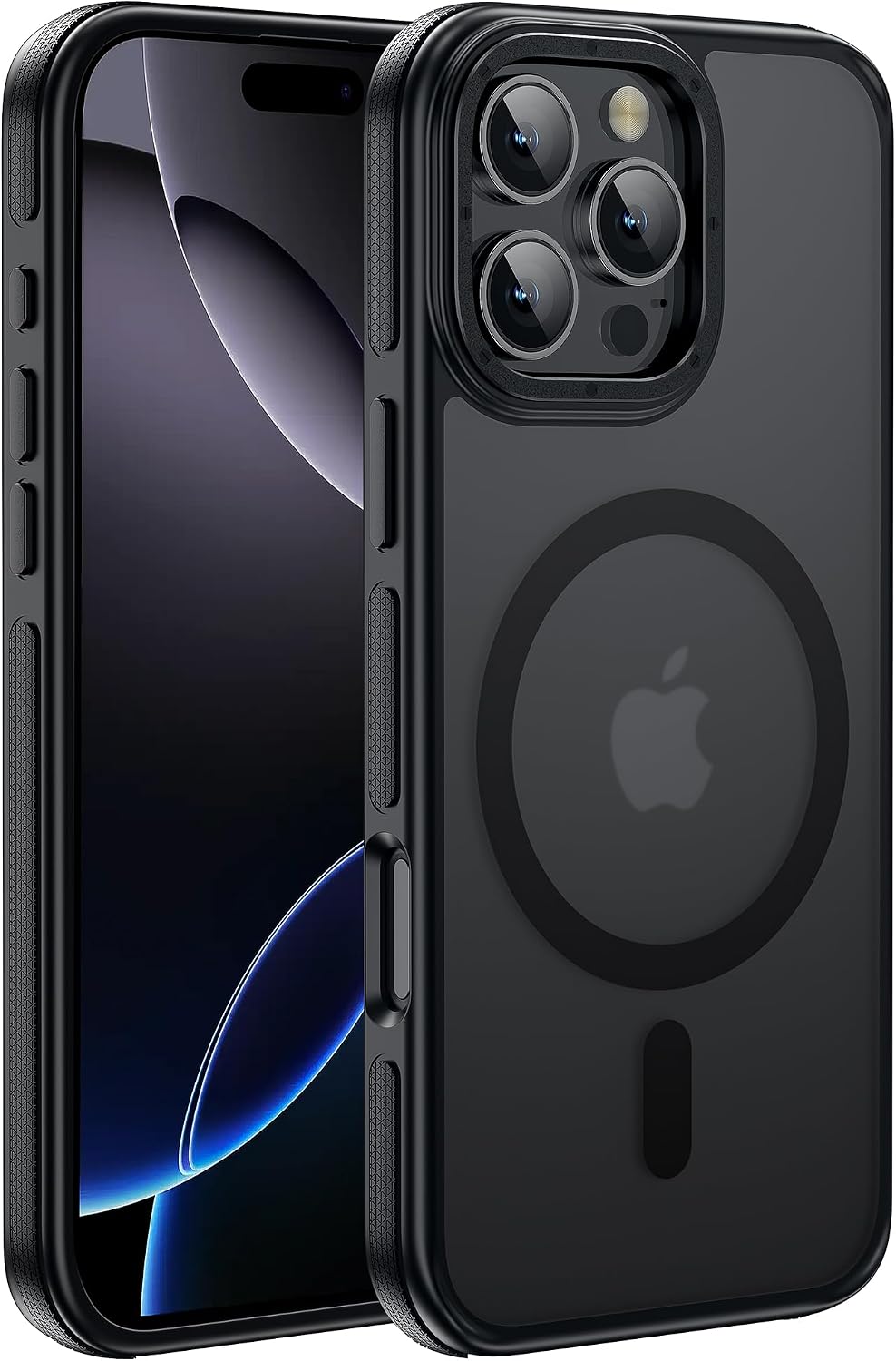 Detalle de Yzoiko kd16PMss-hei iPhone 16 Pro Max Case, MagSafe, Matte Black