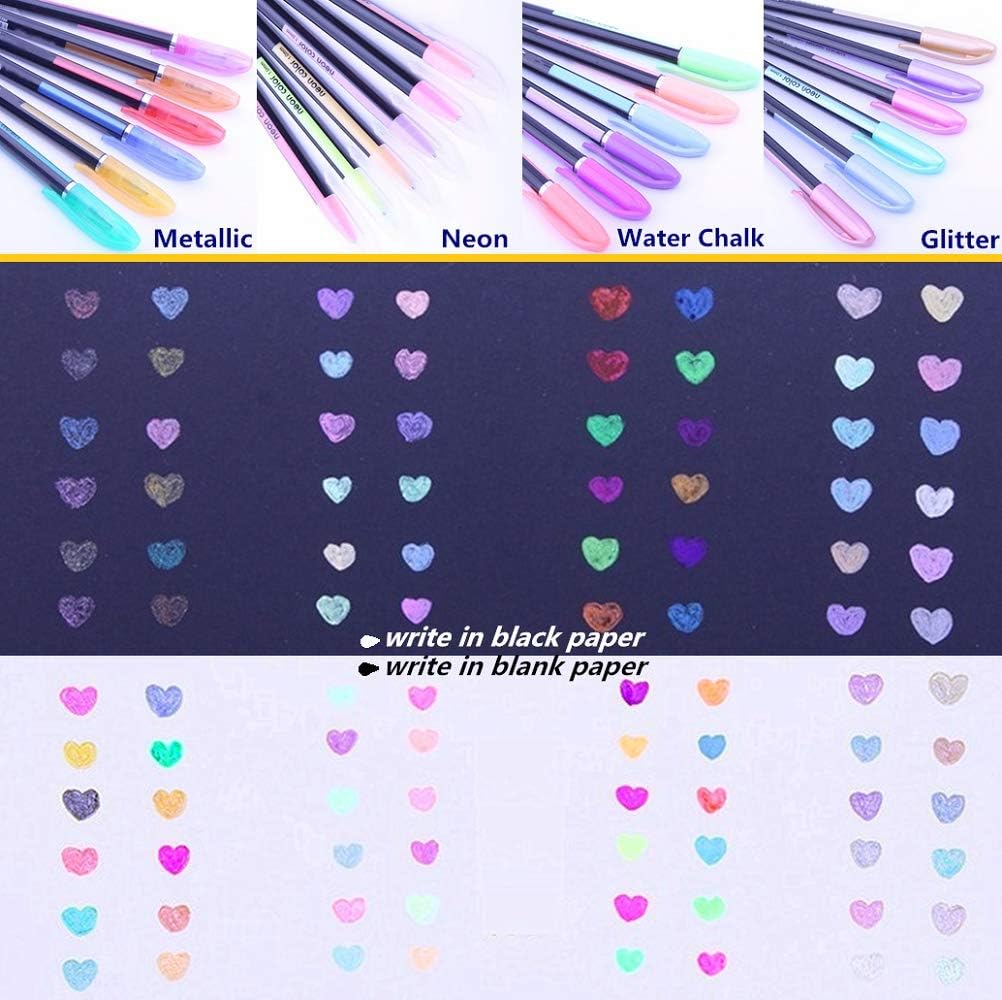 Thumbnail 3 de Mutsitaz 48 Pack Colour Gel Pens Set