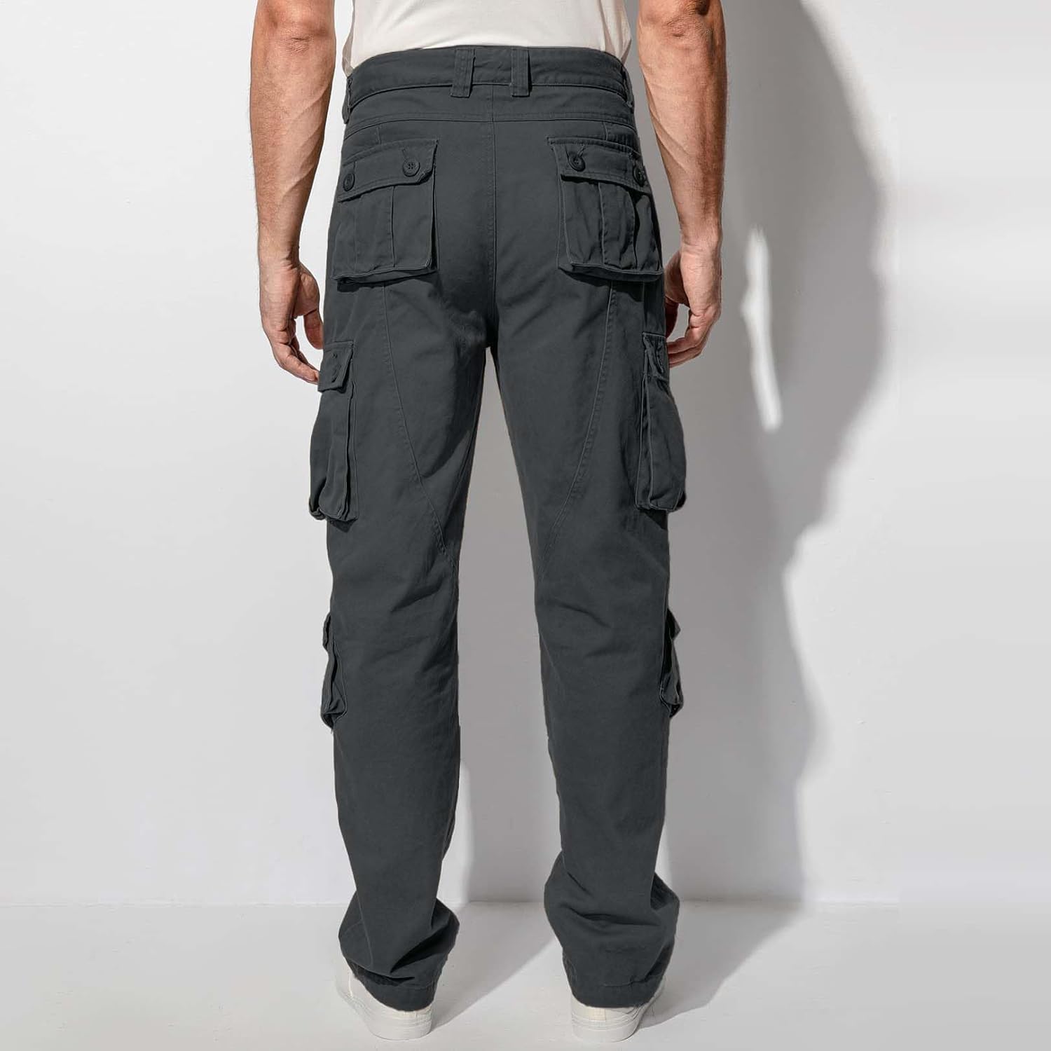 Thumbnail 2 de Jessie Kidden men’s combat camo cargo trousers (combat camo / tactical work pants #7533)
