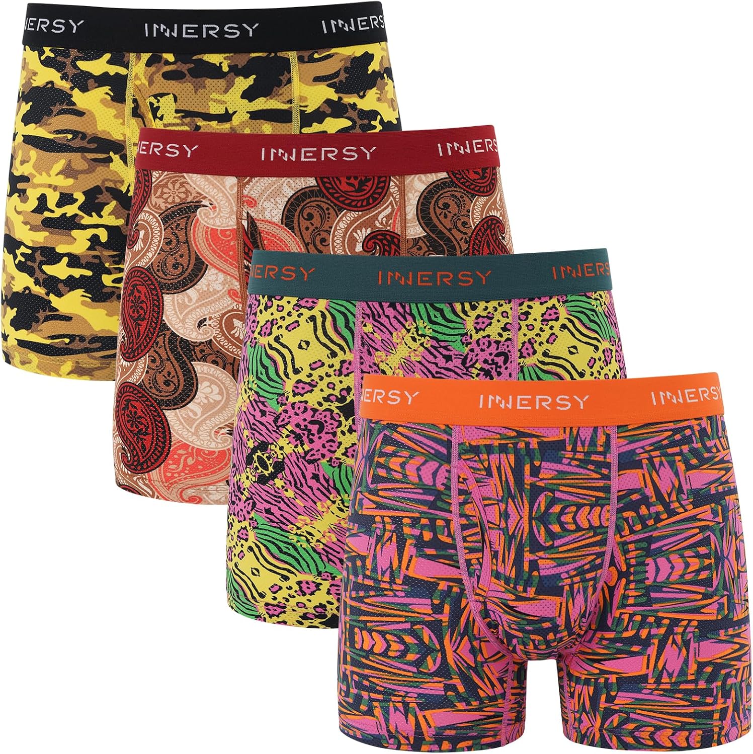 Thumbnail 6 de INNERSY Men's Boxer Shorts Multipack Open Fly - Breathable Quick-Dry Mesh (Pack of 4)
