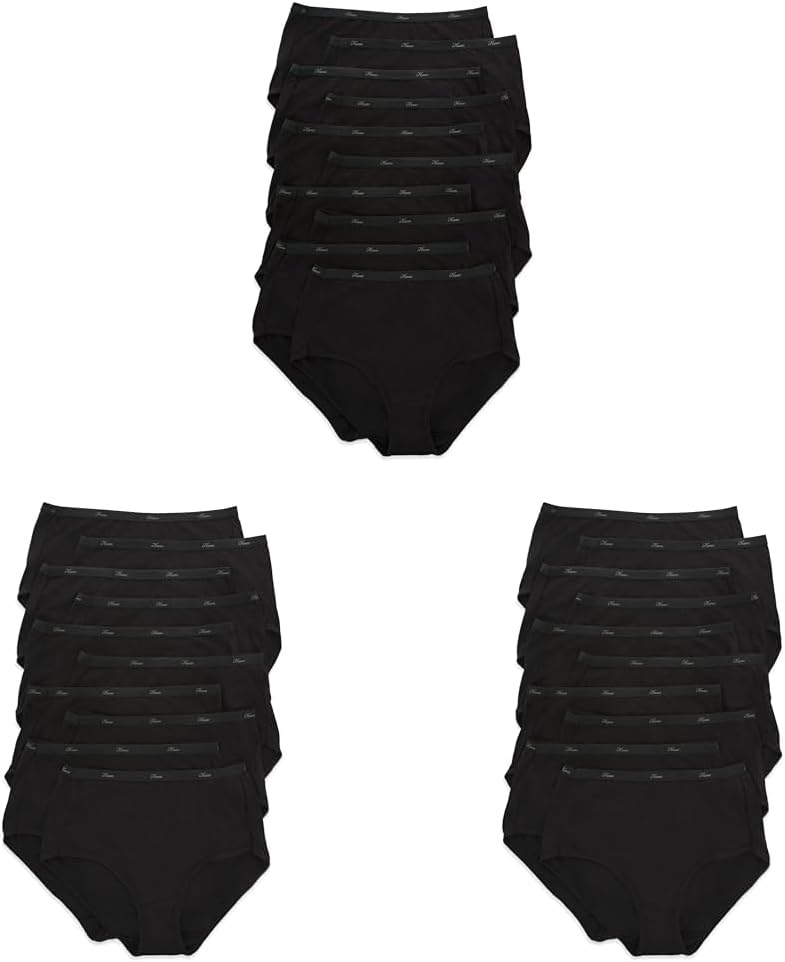 Thumbnail 6 de Hanes Women's 10-Pack Full-Coverage Cotton Blend Panties with Moisture-Wicking Comfort