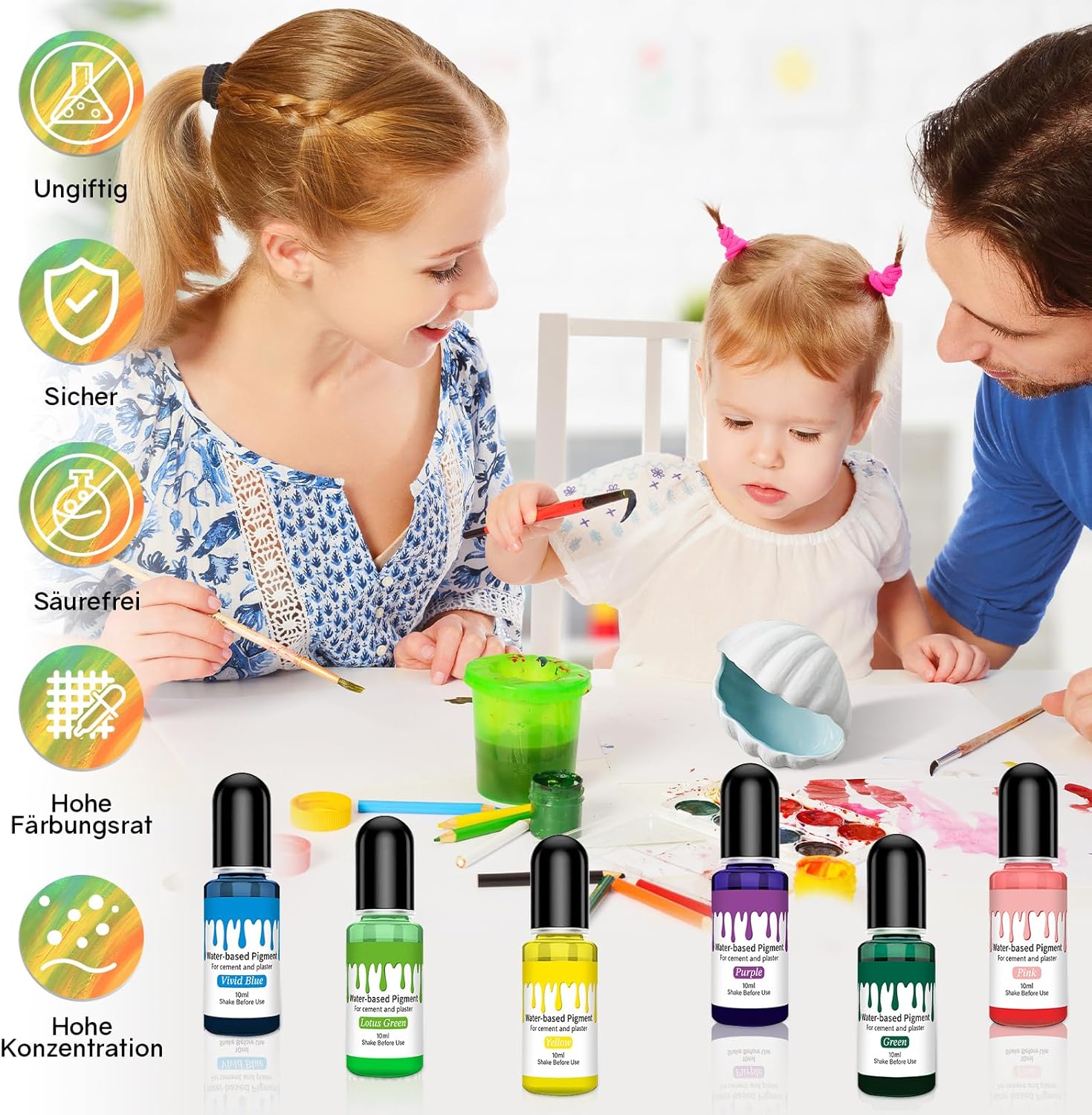 Detalle de Altaroo Farbpigmente 12 Farben 10 ml