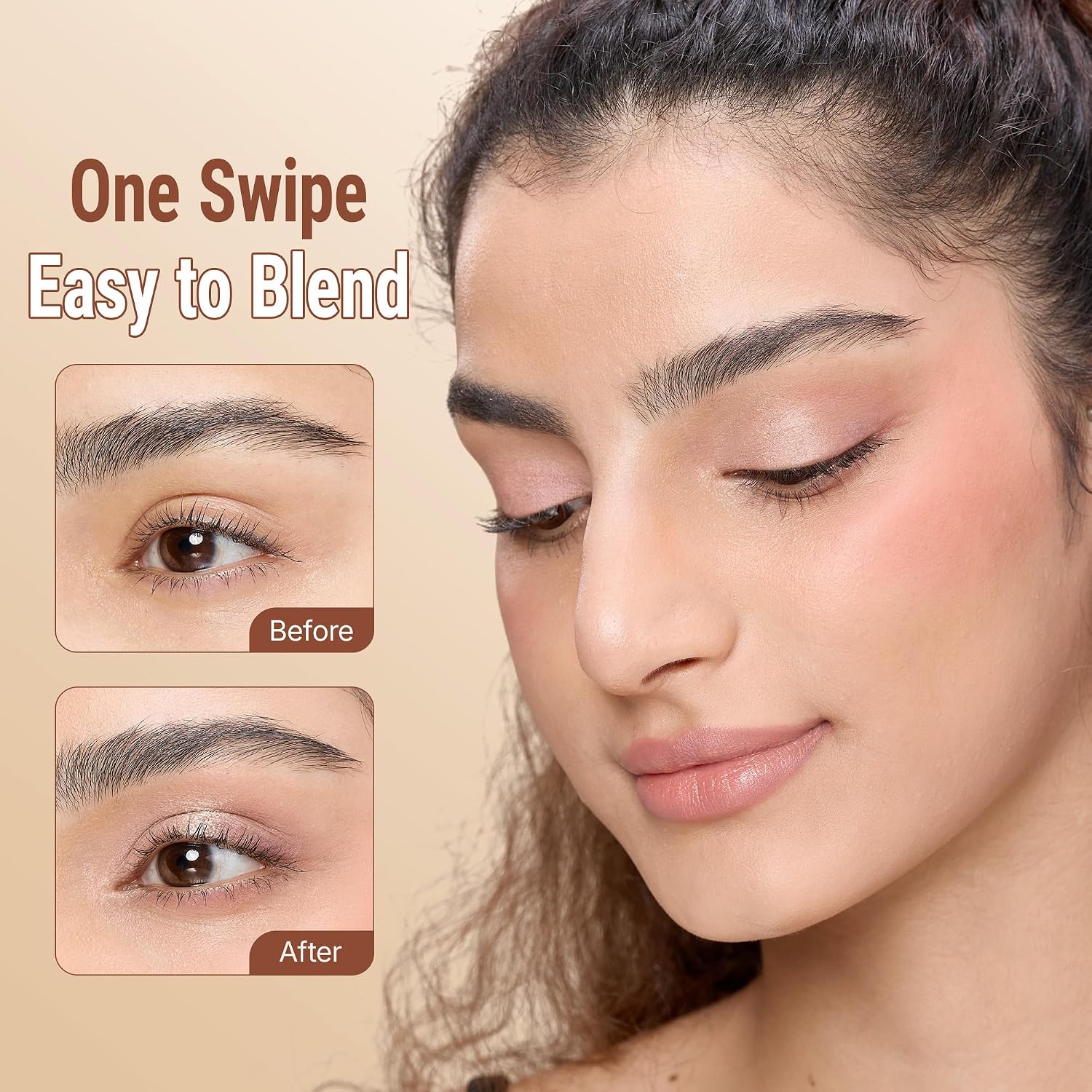 Thumbnail 5 de exmiloo Cream Eyeshadow Stick Duo, Nude Beige Matte & Champagne Shimmer