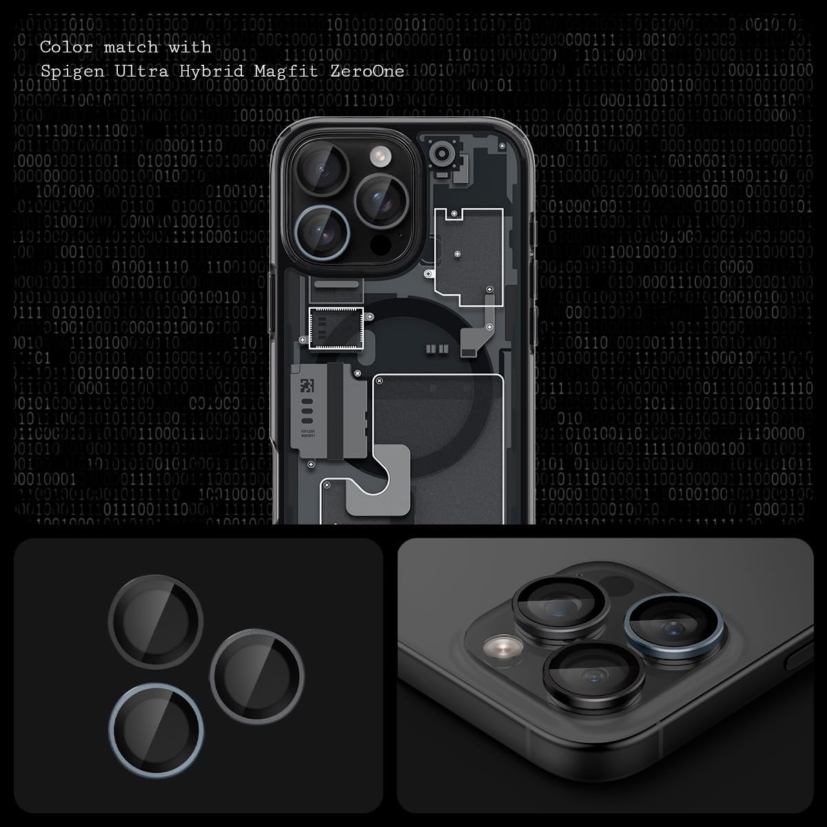 Thumbnail 6 de Spigen Glas.tR 2 pièces protection caméra