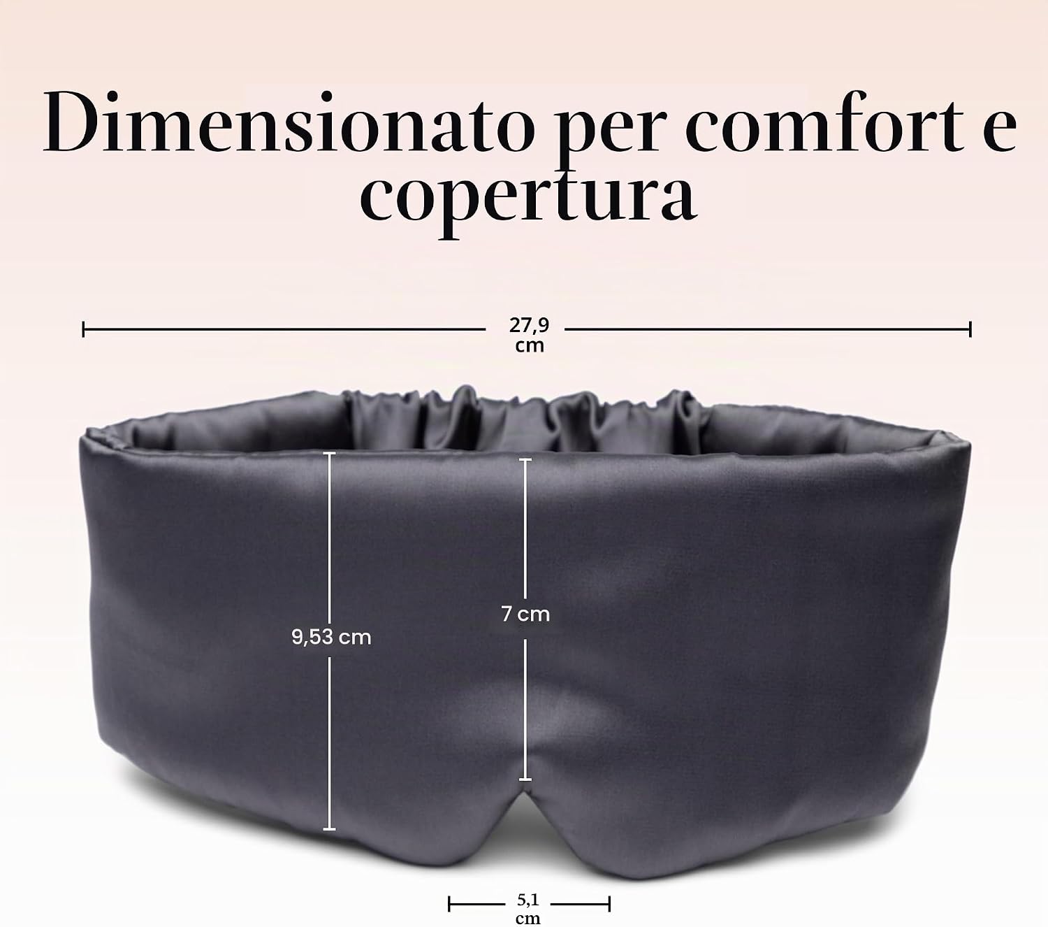 Thumbnail 3 de Kitsch Mascherina per dormire oscurante in raso: comfort elegante per un sonno migliore