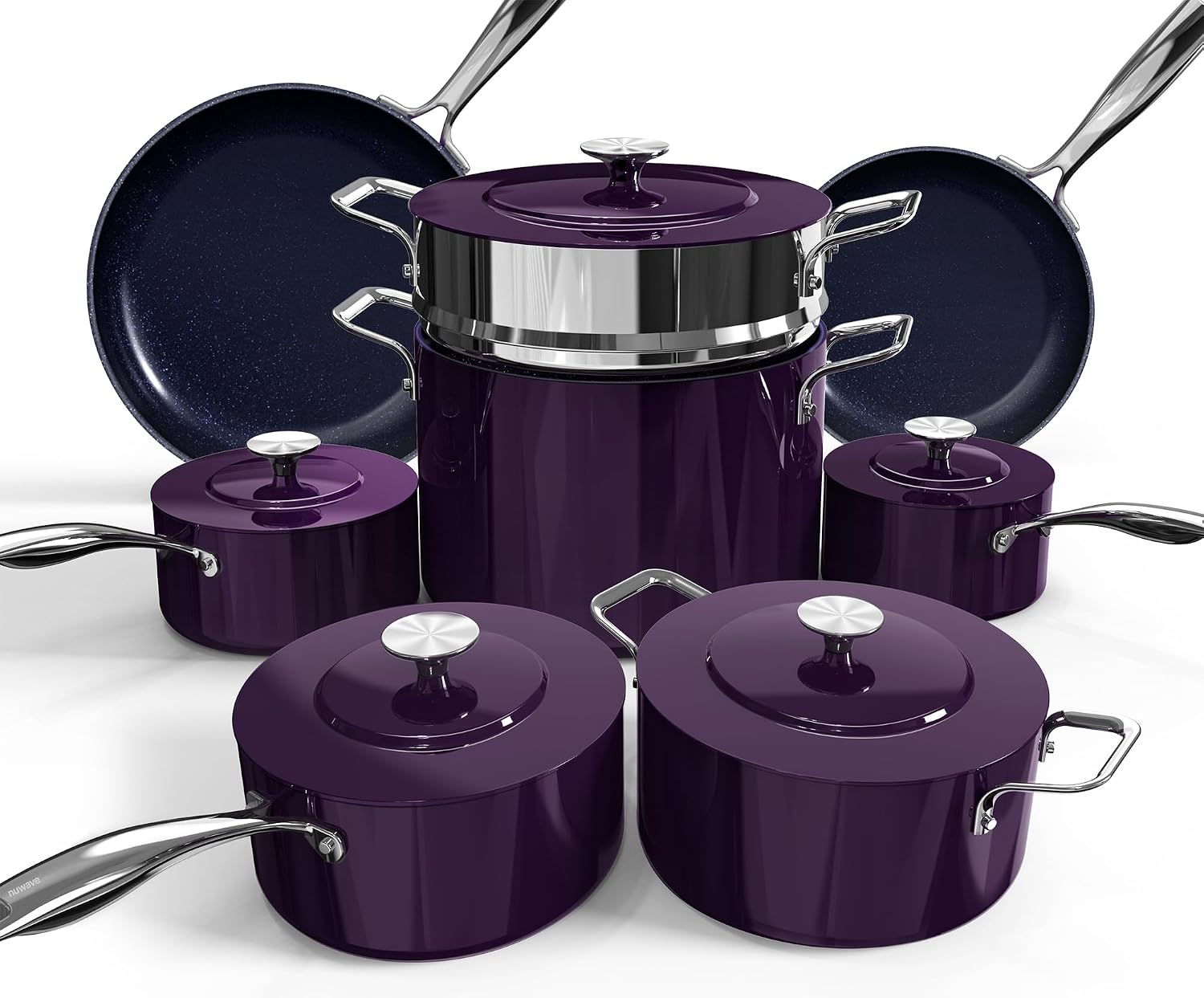 Detalle de Nuwave Lux 13pc Cookware Set — Nonstick Ceramic