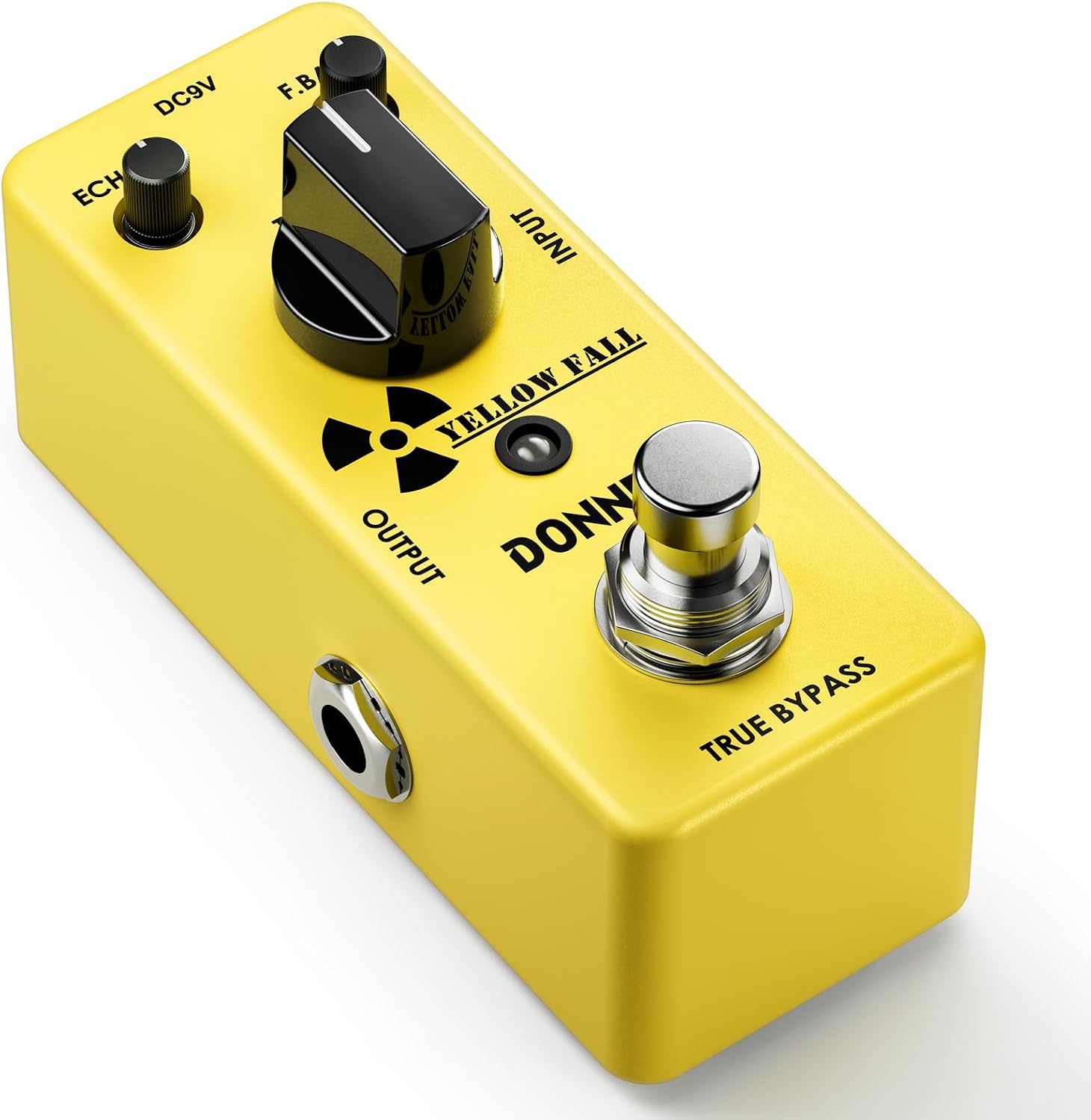 Detalle de Donner Yellow Fall Analog Delay Pedal, Compact True Bypass