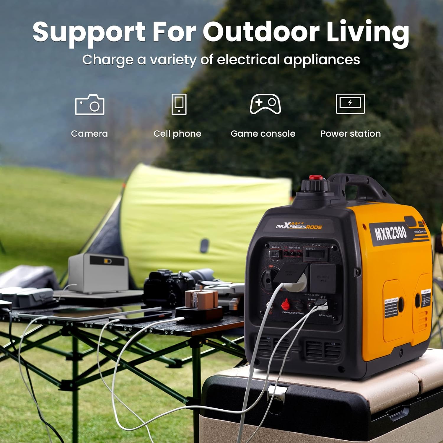 Detalle 2 de maXpeedingrods MXR2300 2300W portable inverter