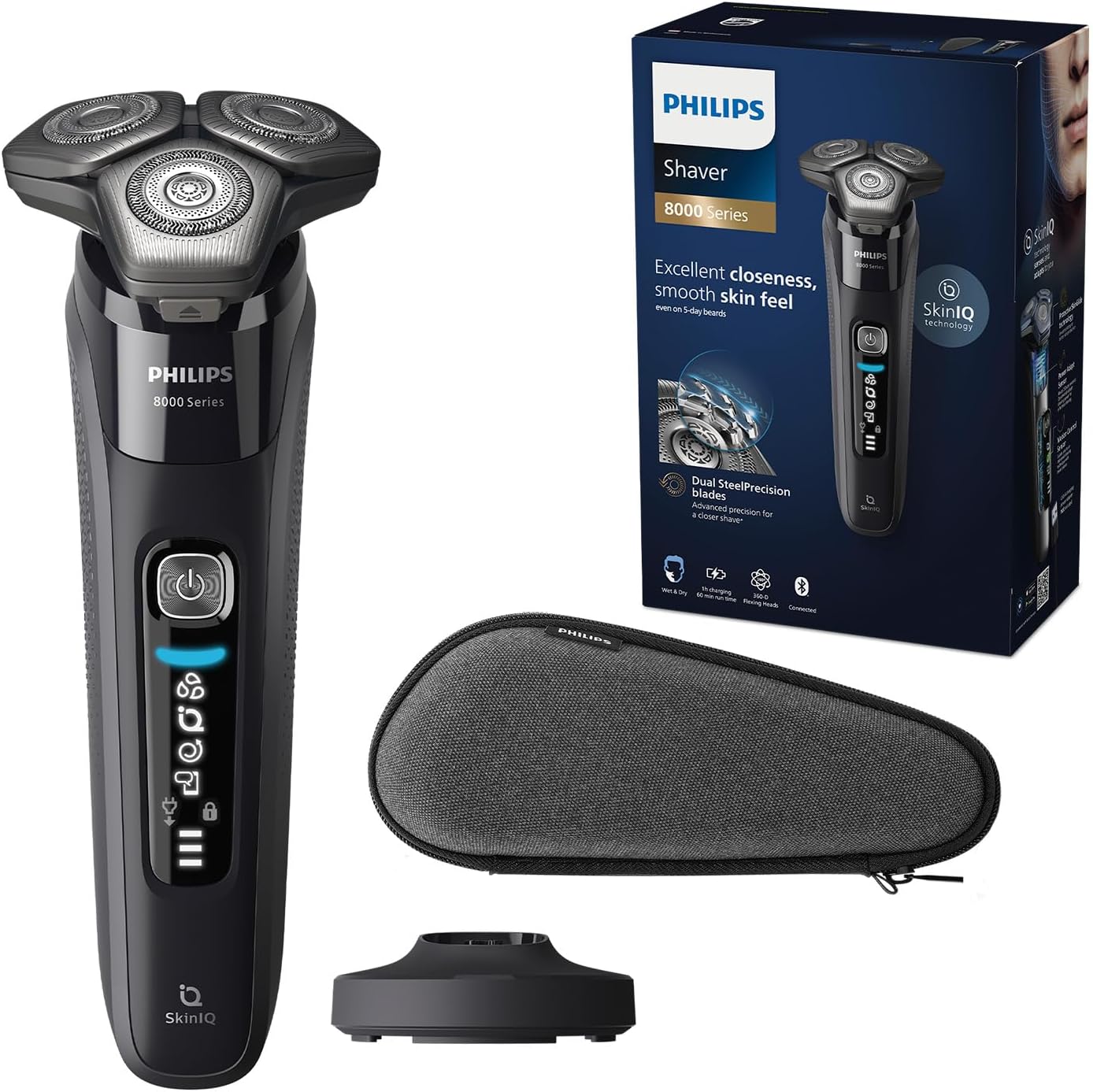 Thumbnail 6 de Philips Shaver i9000 X9000/10: Wet & Dry Electric Shaver with SkinIQ Technology
