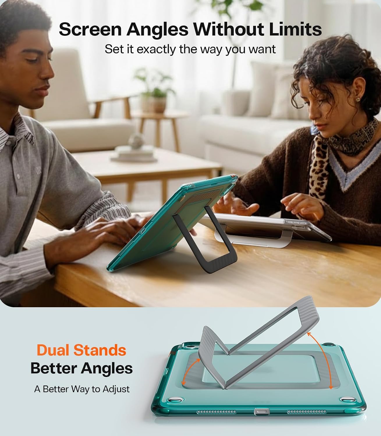 Thumbnail 2 de TORRAS Ostand K3 Neo for iPad Pro 11 Inch Case M5/M4 with Dual-Stand and Pencil Holder