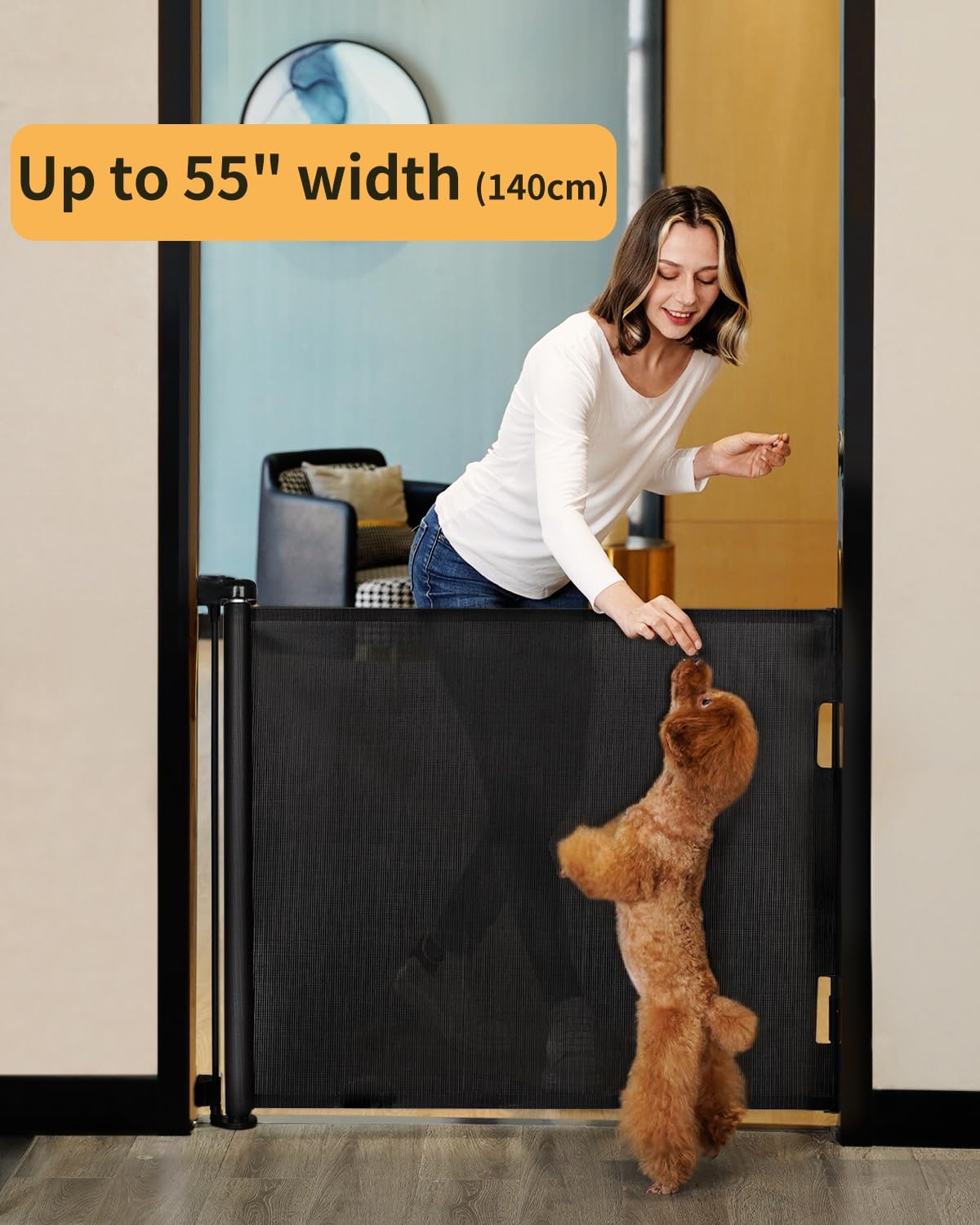 Thumbnail 1 de dearlomum Retractable Baby Gate 86cm Tall