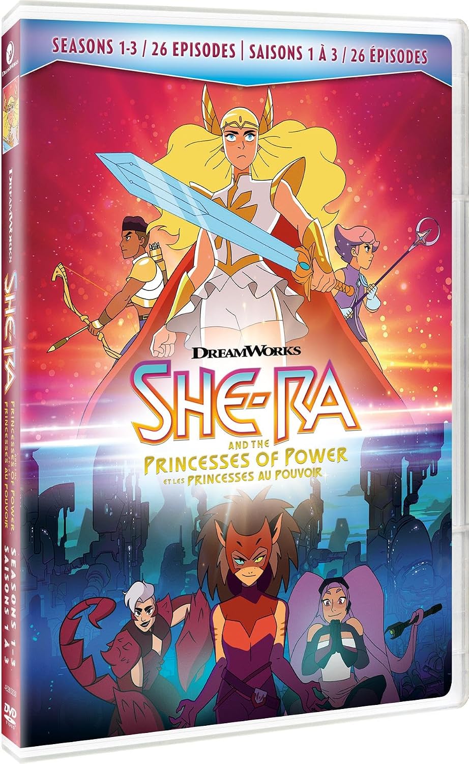 Detalle 2 de She-Ra and the Princesses of Power: Seasons 1-3 DVD, Bilingual, 4-Disc Set