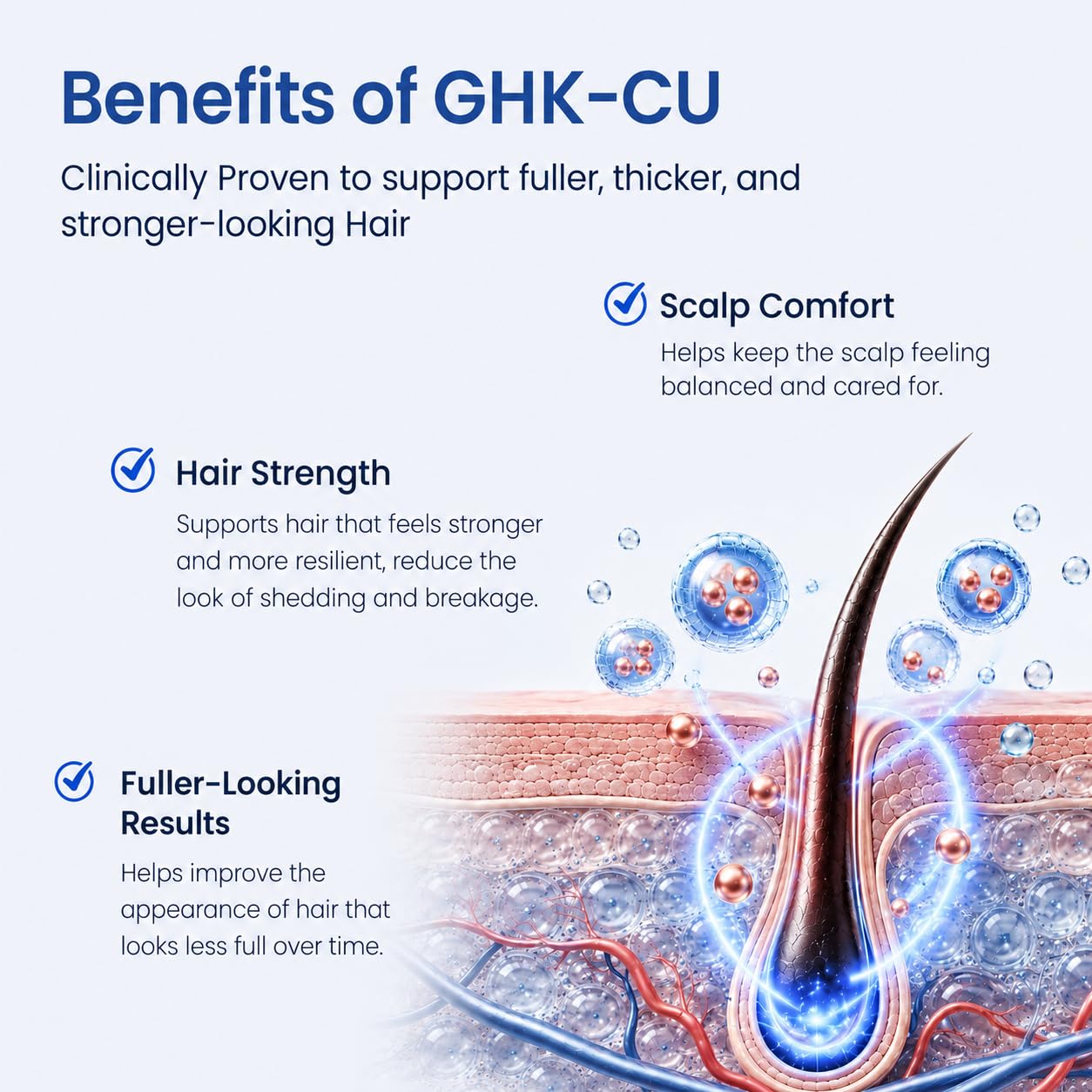 Thumbnail 3 de GHK-Cu Peptide Hair Growth Serum, 60 mL