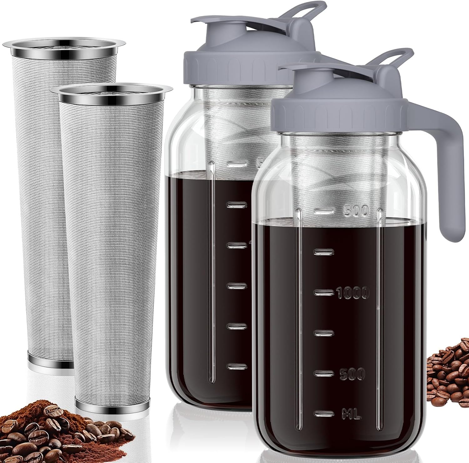 Detalle de Cold Brew Coffee Maker Jar 64oz