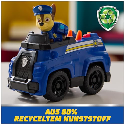 Detalle 2 de PAW Patrol Chase-Figur mit Polizei-Fahrzeug – ab 3 Jahren