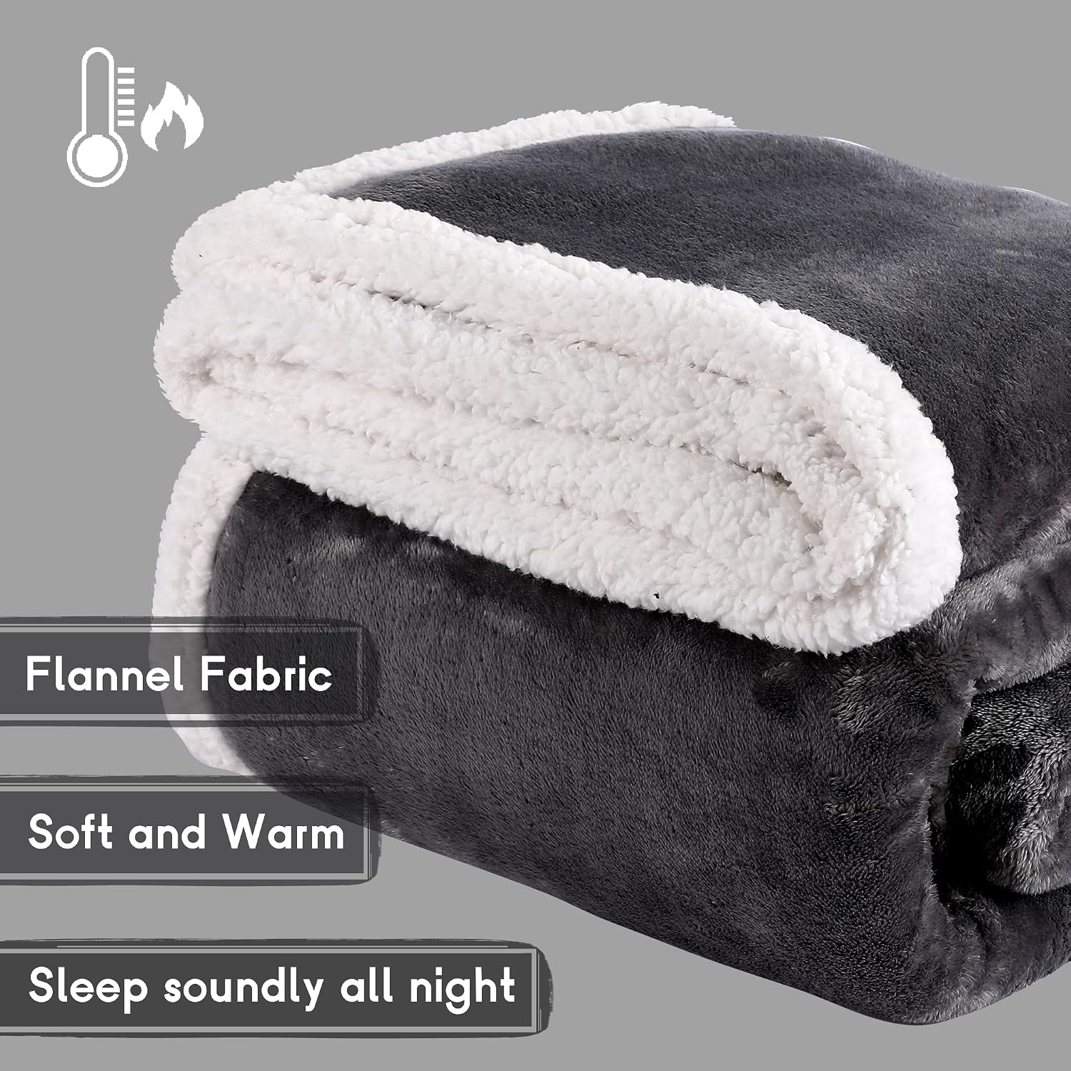 Thumbnail 6 de Minervada Heated Blanket 72x84 Full Size