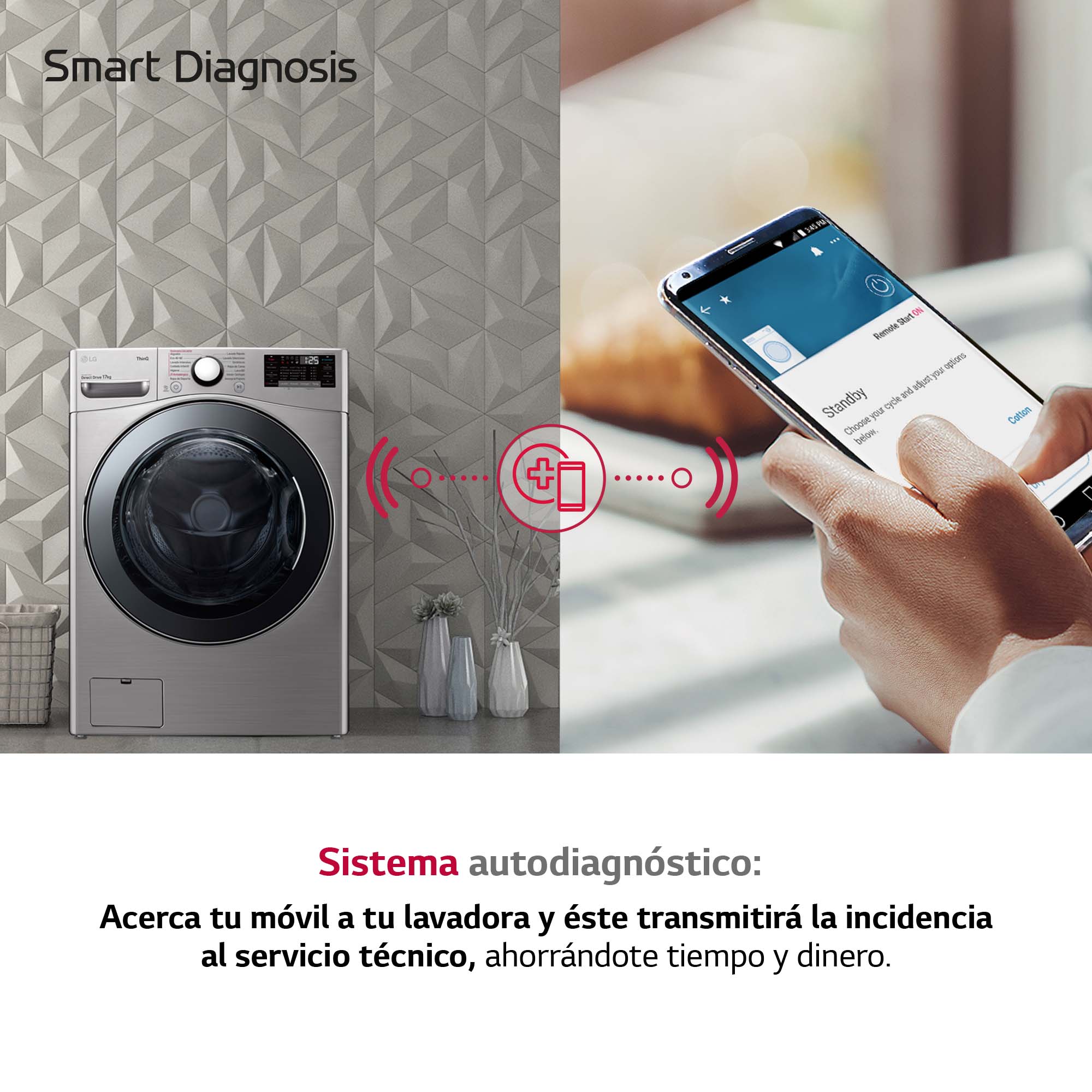 Thumbnail 4 de LG F1P1CY2T lavadora 17 kg 1.100 rpm eficiente