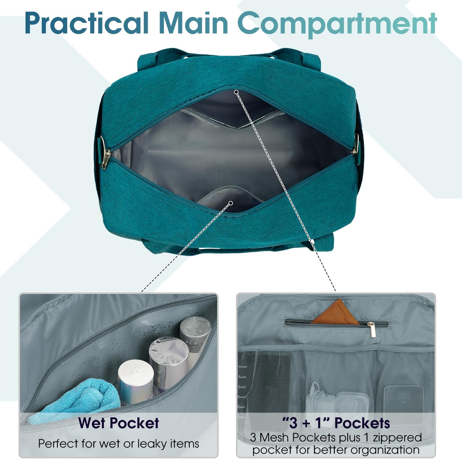 Thumbnail 2 de Easyjet Cabin Bag 45x36x20 Teal 25L