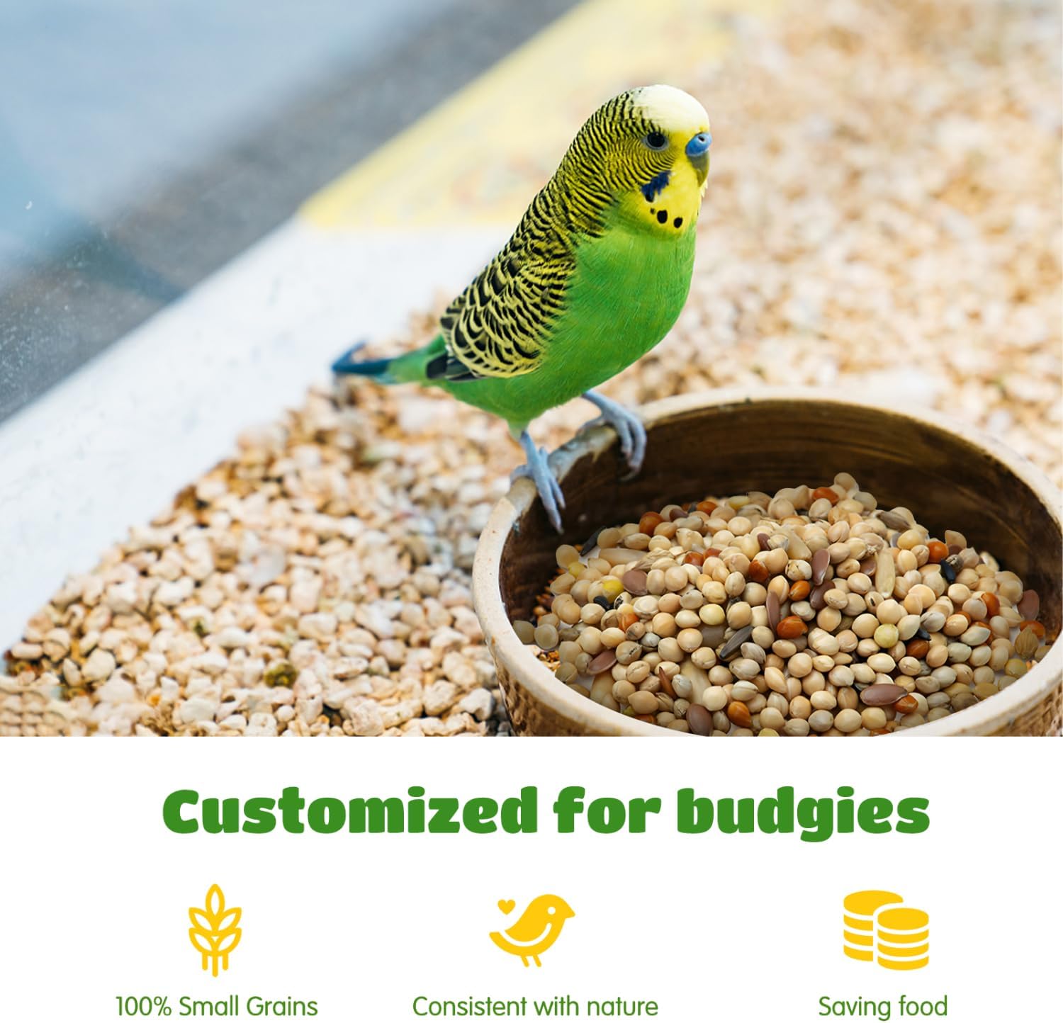 Thumbnail 2 de Nobleza cibo per pappagallino 500 g: mangime premium multicereali per piccoli uccelli