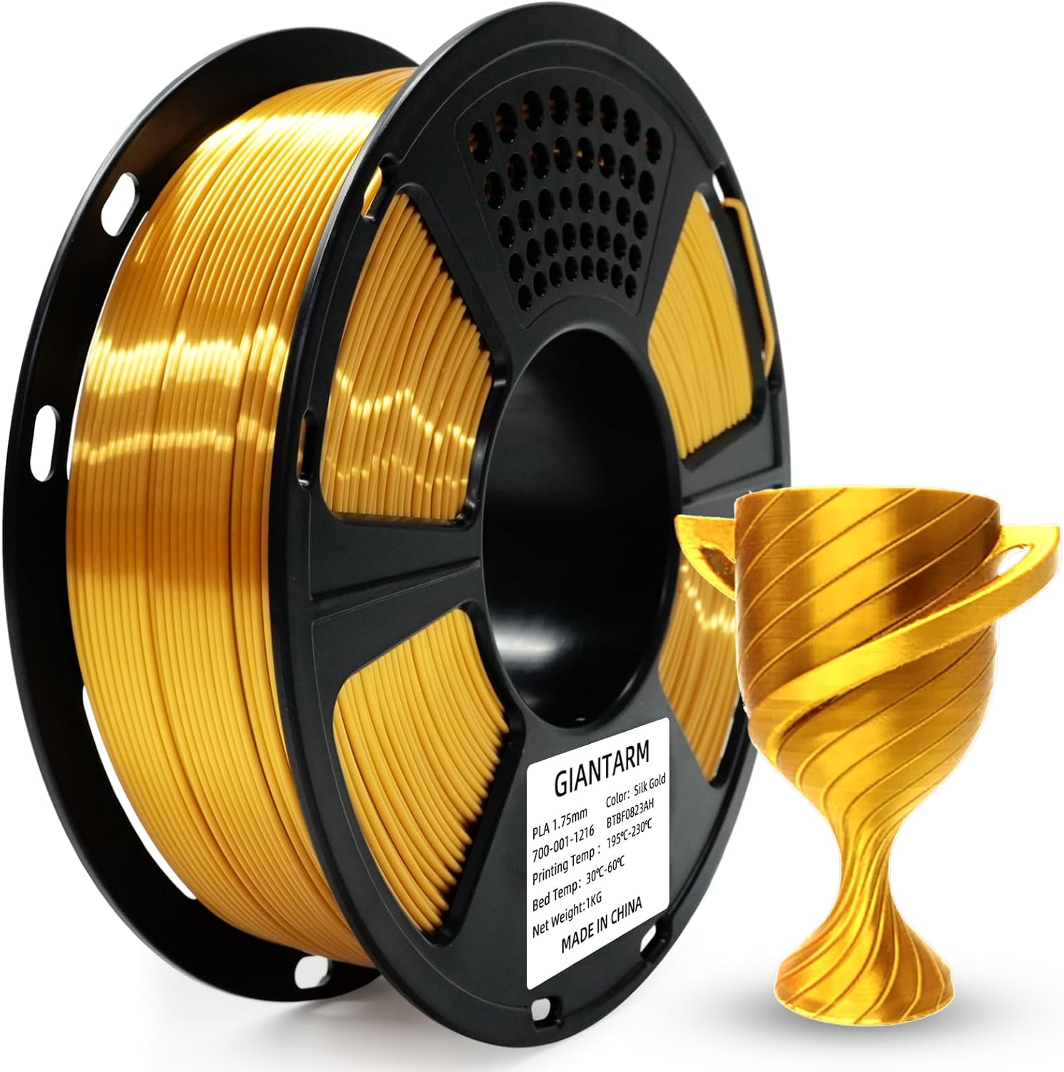 Detalle de GIANTARM Silk PLA Filament 1,75 mm 1 kg