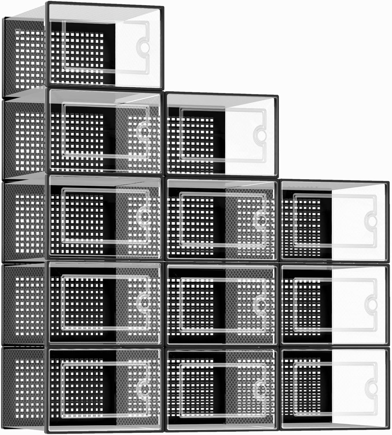 Detalle de Kuject X-Large Shoe Storage Boxes 12-pack
