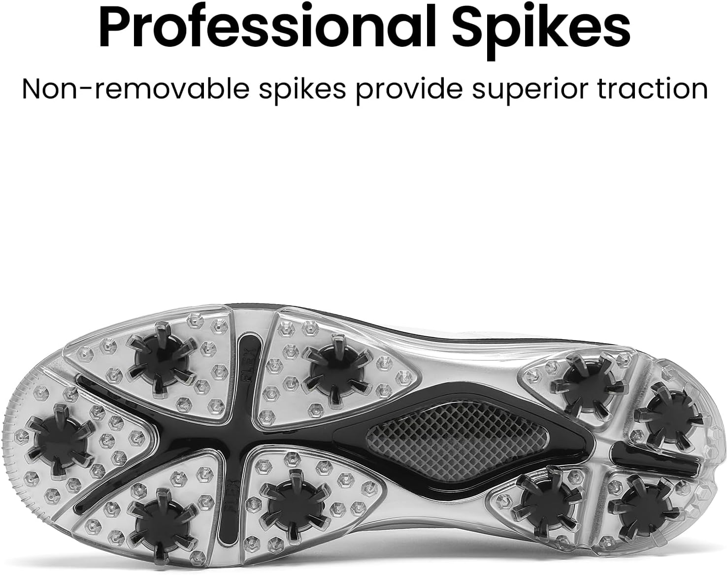 Thumbnail 3 de KESCOO Mens Golf Shoes Water Resistant Spiked