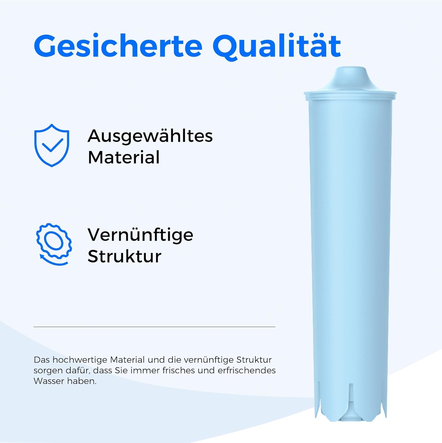 Detalle 2 de Waterdrop Ersatzwasserfilter für Blue/71312 Blue & Jura ENA/IMPRESSA (TÜV SÜD zertifiziert) – 6 Stück