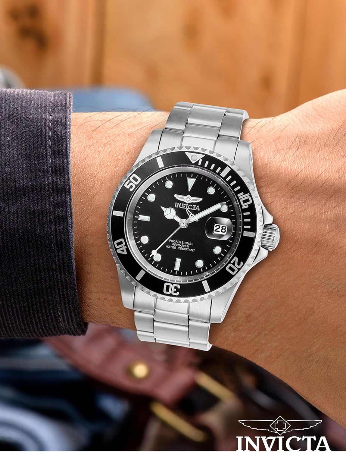 Thumbnail 1 de Invicta Pro Diver Edelstahl Quarzuhrwerk für Herren (40 mm) – 26970
