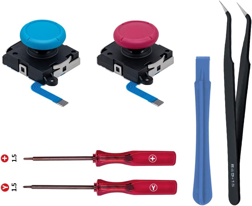 Detalle de Wigearss 3D Sostituzione Joystick Analogico per Switch