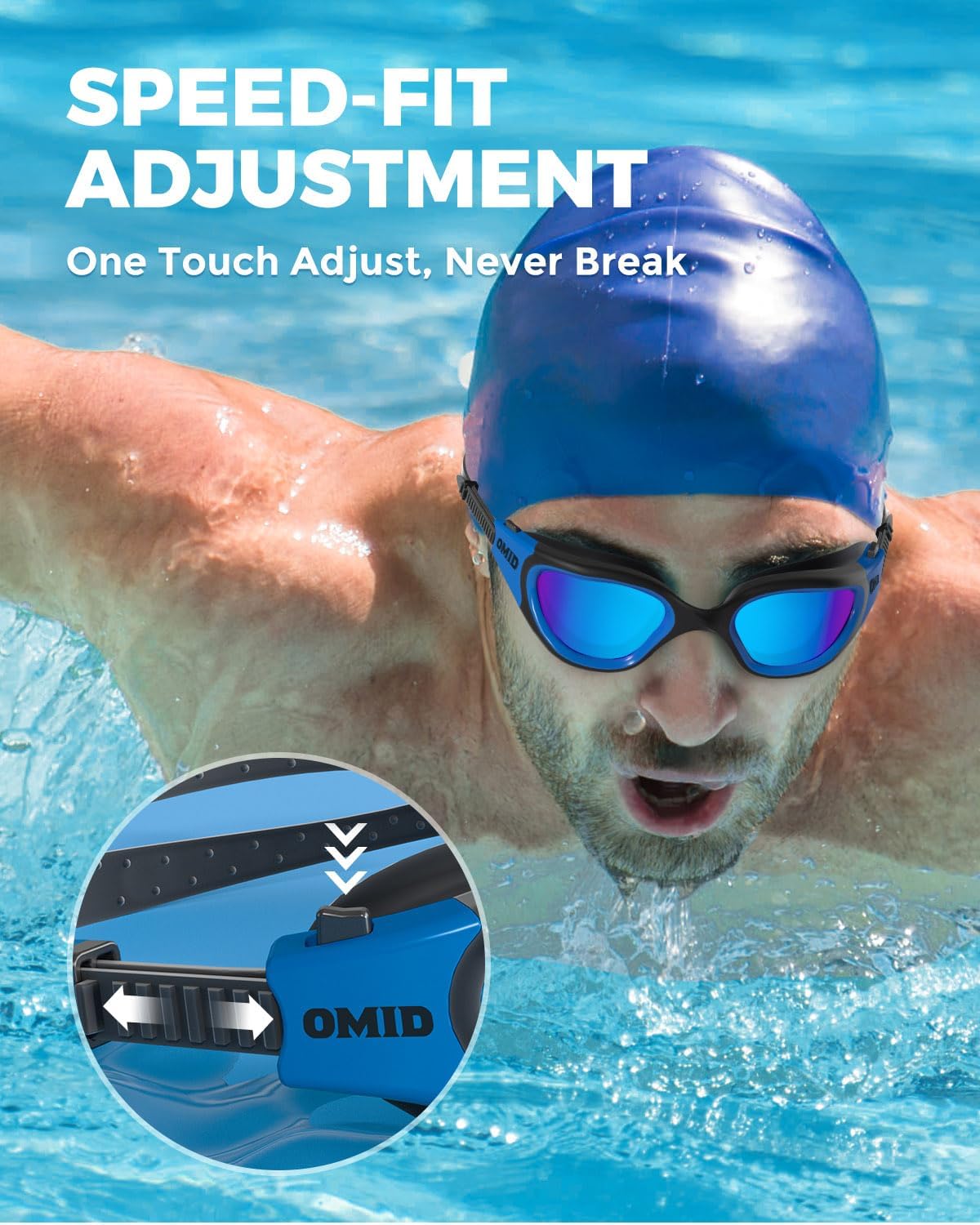 Thumbnail 5 de OMID P2 Polarized Swim Goggles 180°