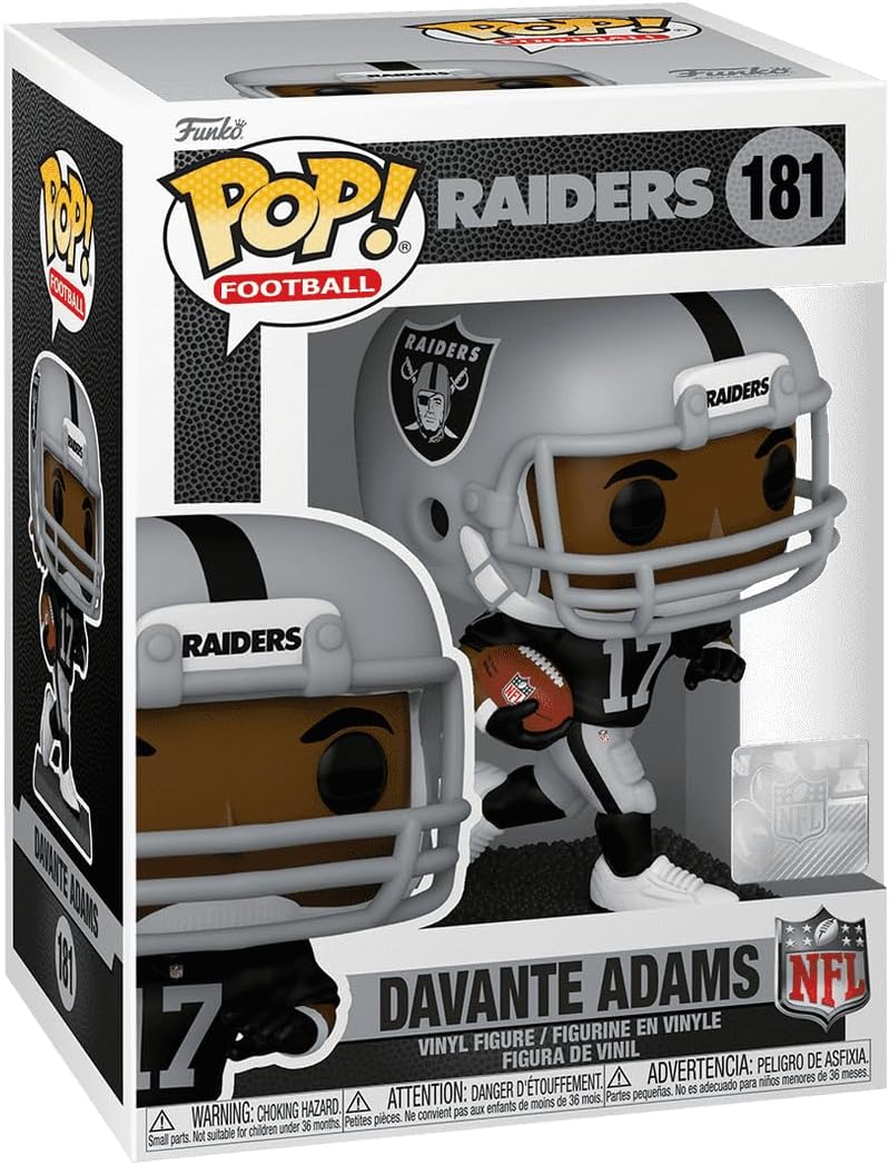 Detalle 2 de Funko Pop! NFL Raiders 72243 – winylowa figurka Davante Adamsa