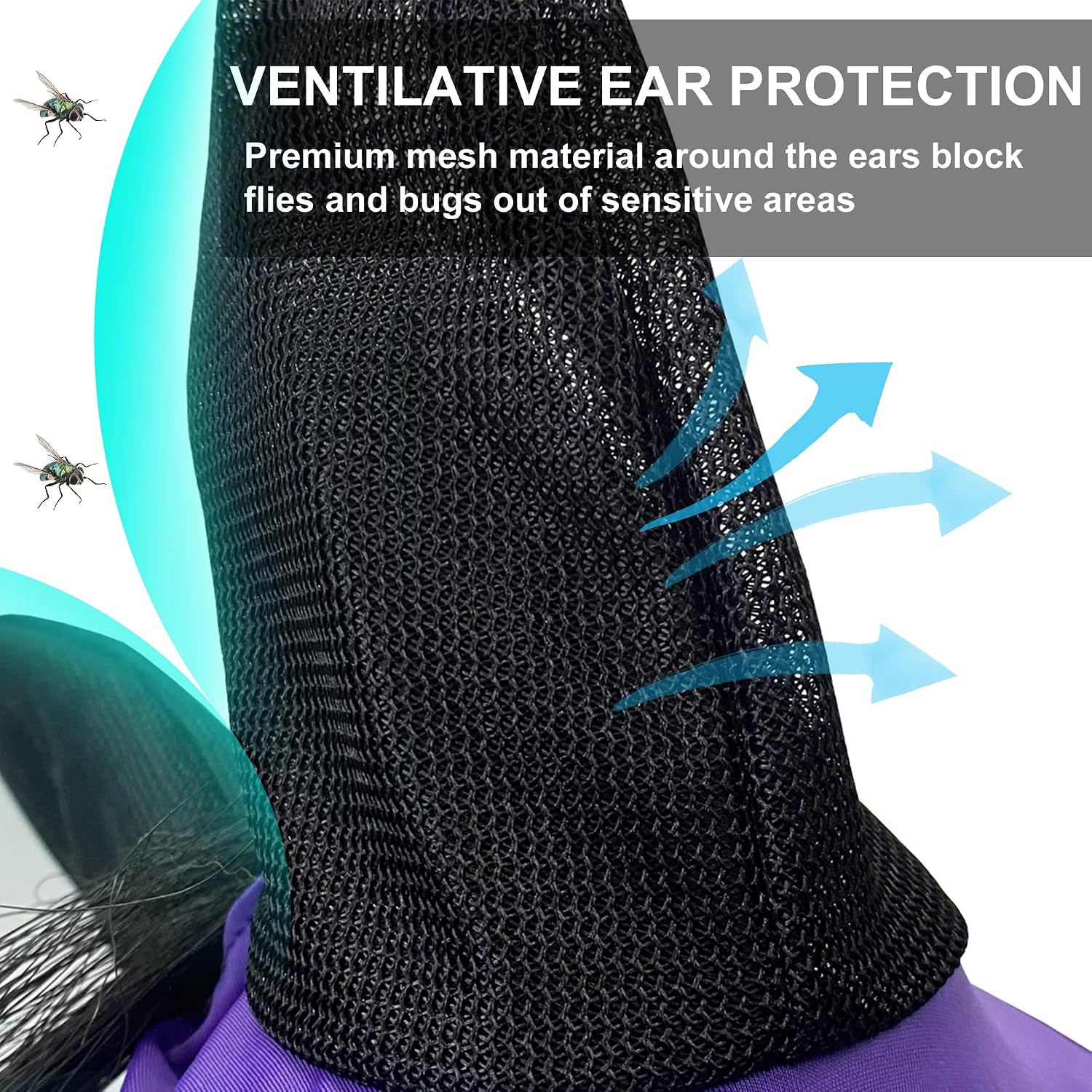 Thumbnail 6 de TARFEPA Horse Fly Mask, Full