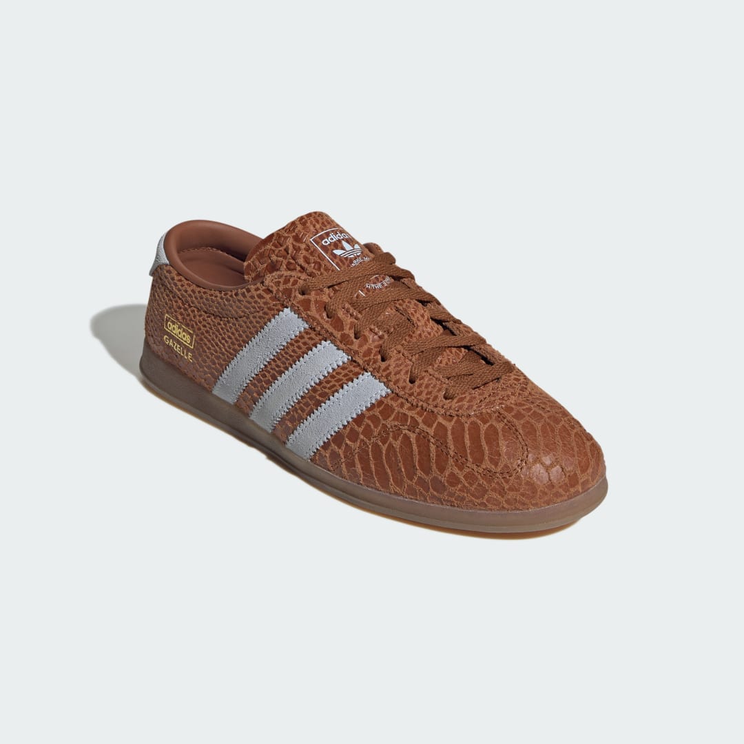Detalle 2 de Zapatilla Gazelle LO PRO de Adidas — estilo clásico en cuero marrón
