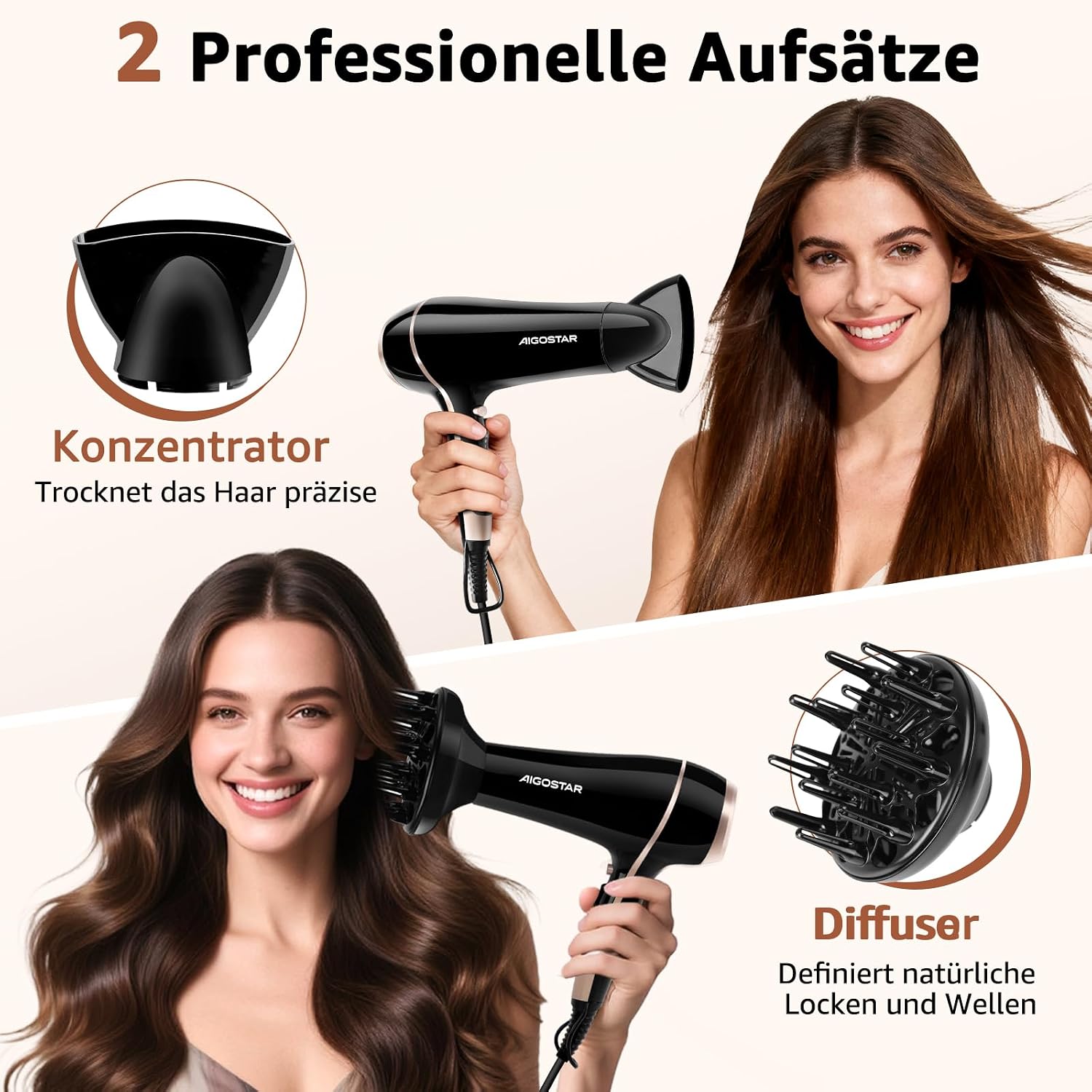 Thumbnail 5 de Aigostar Profi 2400W Haartrockner