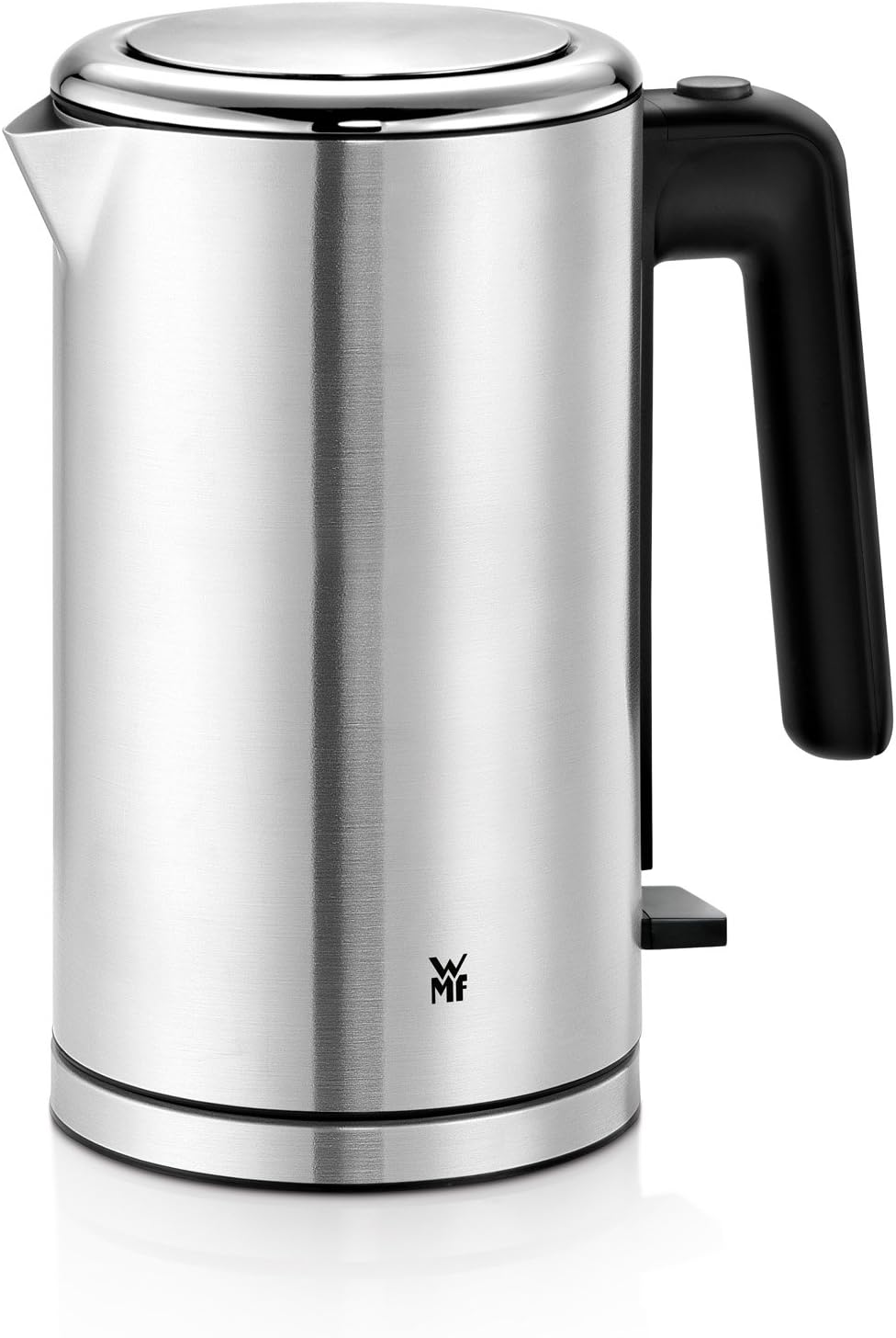 Detalle de WMF Lono Wasserkocher aus Cromargan Edelstahl matt, 1,6 l – 2400 W mit Kalkfilter & beleuchteter Wasserstandsanzeige