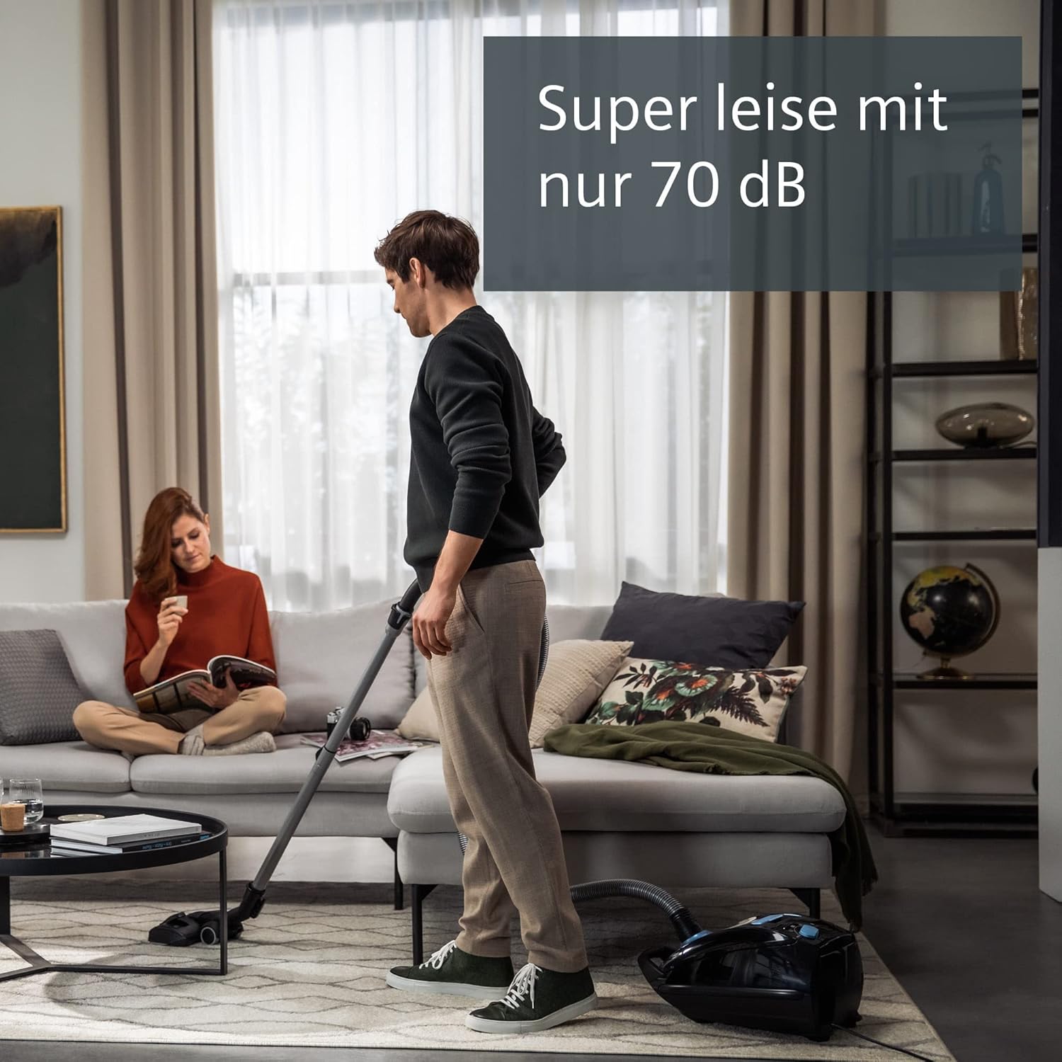 Thumbnail 3 de Siemens Q5.0 extreme silencePower VSQ5X1230 – Staubsauger mit Beutel für Allergiker