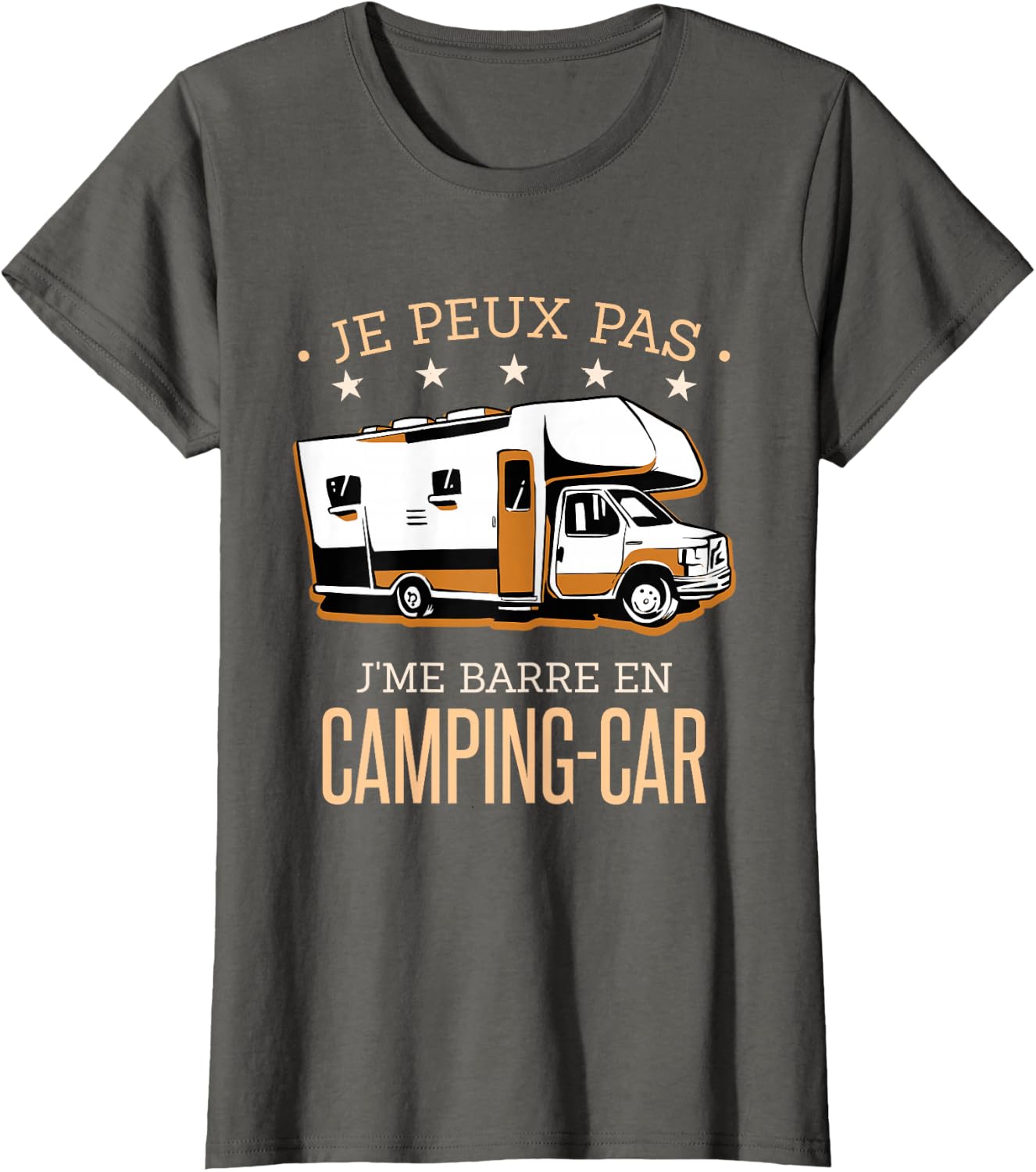 Detalle de Camping-Car - T-Shirt Humour Aventure Nomade